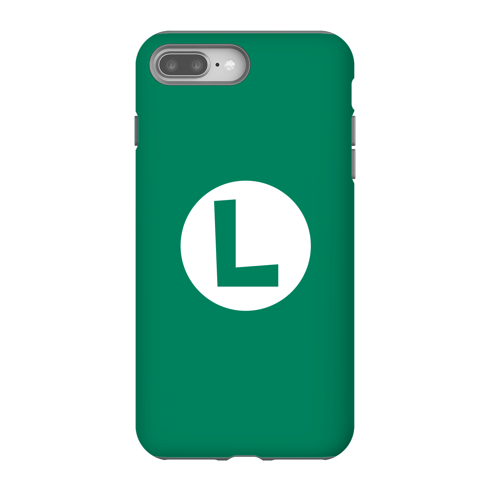 Nintendo Super Mario Luigi Logo Phone Case - iPhone 8 Plus - Tough Case - Matte