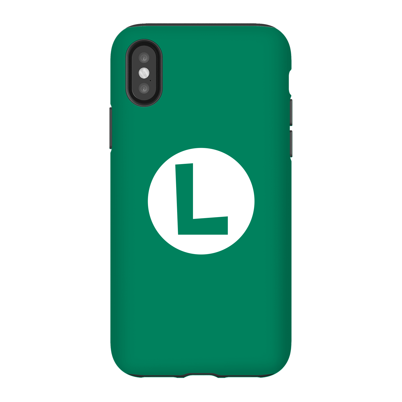 Nintendo Super Mario Luigi Logo Phone Case - iPhone X - Tough Case - Matte