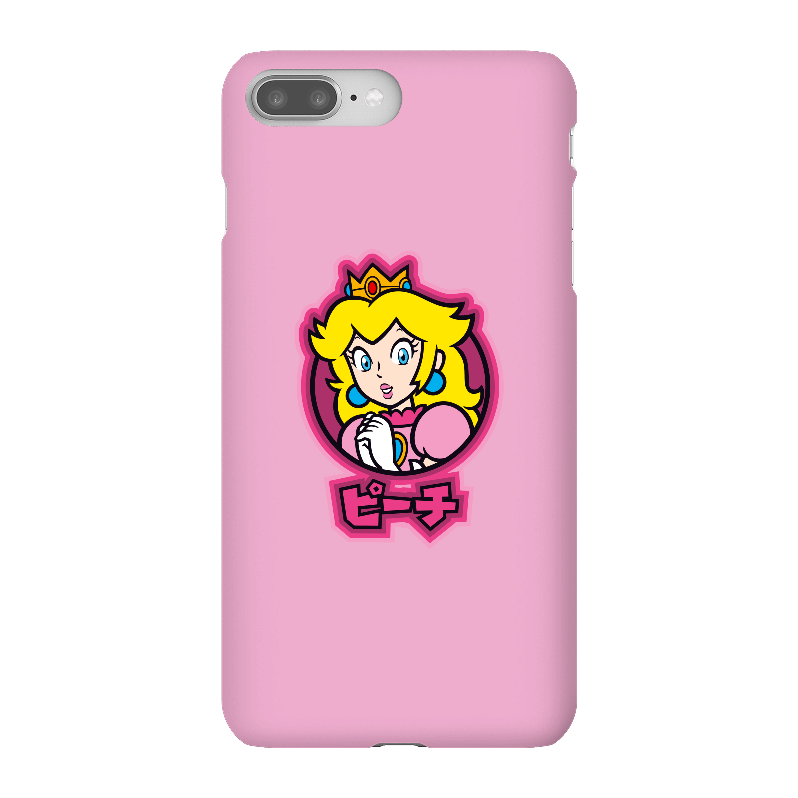 Nintendo Super Mario Peach Kanji Phone Case - iPhone 8 Plus - Snap Case - Matte