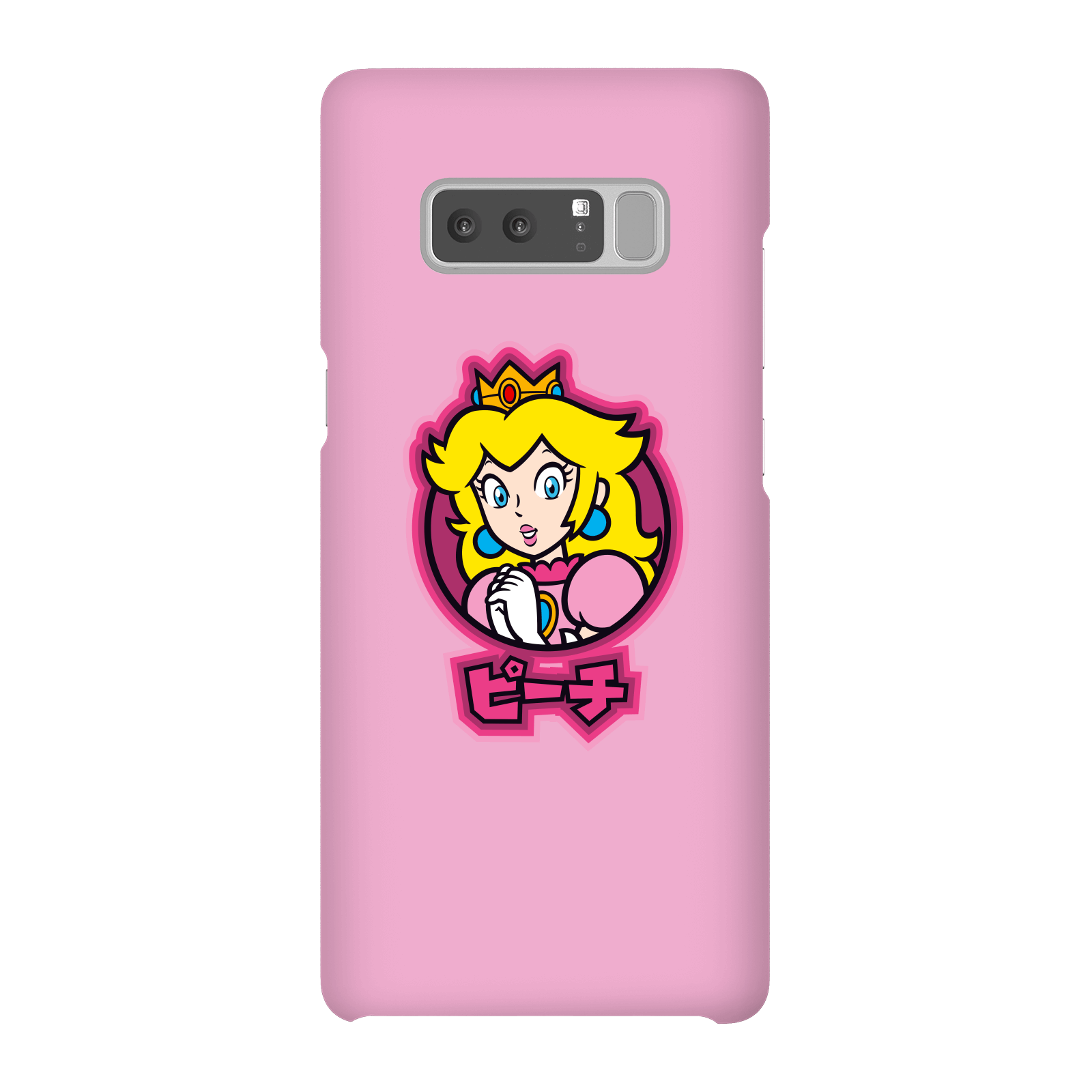 Nintendo Super Mario Peach Kanji Phone Case - Samsung Note 8 - Snap Case - Matte