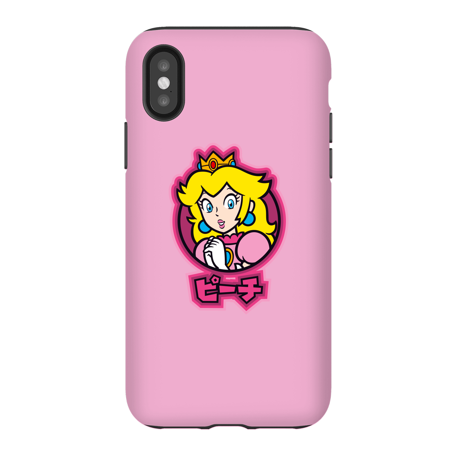 Nintendo Super Mario Peach Kanji Phone Case - iPhone X - Tough Case - Matte