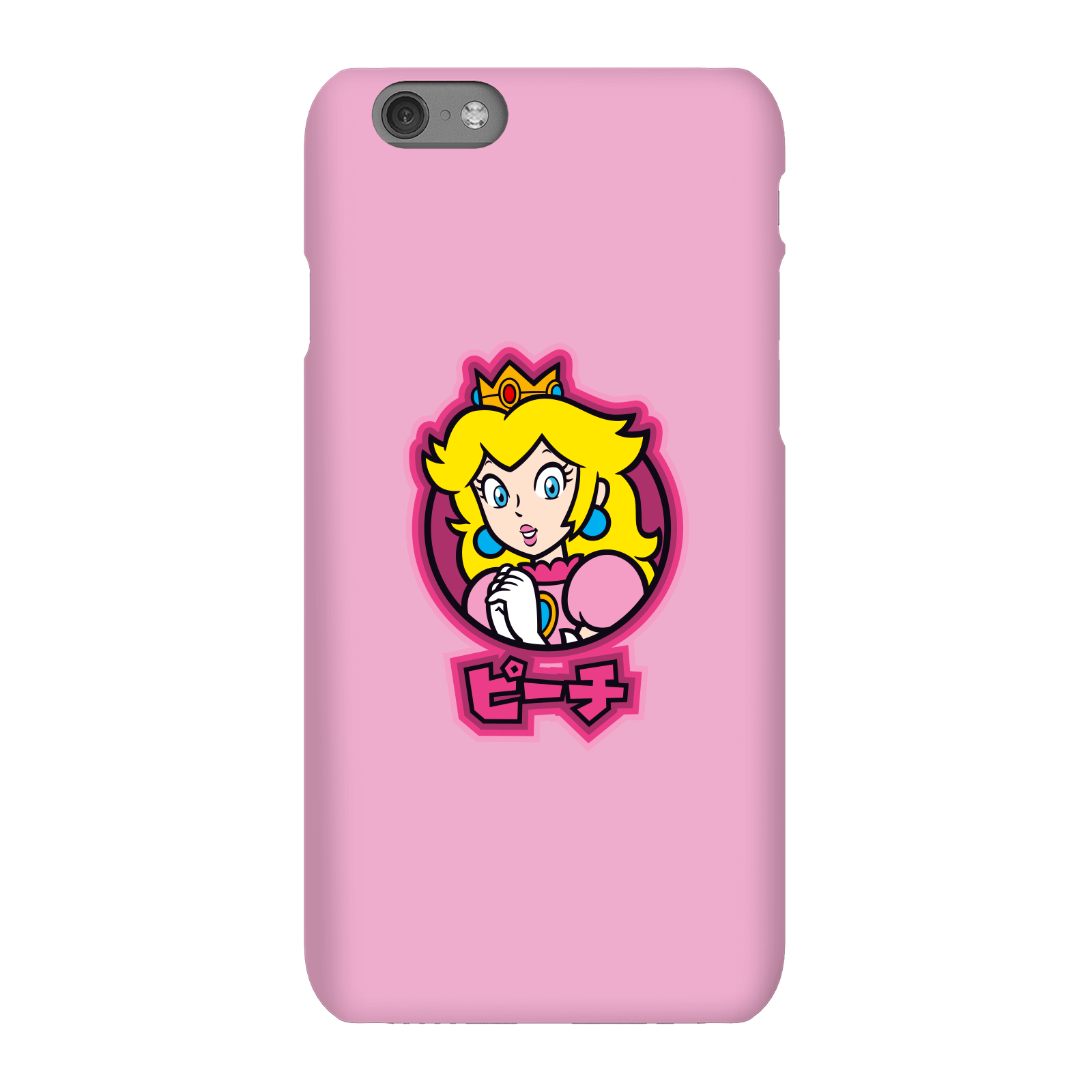 Nintendo Super Mario Peach Kanji Phone Case - iPhone 6S - Snap Case - Gloss