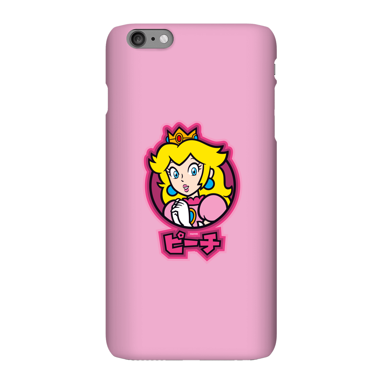 Nintendo Super Mario Peach Kanji Phone Case - iPhone 6 Plus - Snap Case - Gloss