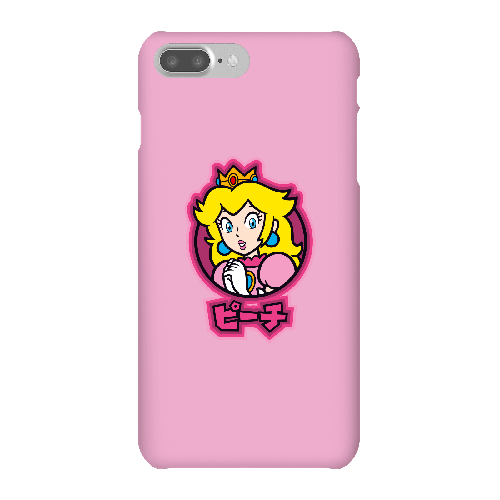 Nintendo Super Mario Peach Kanji Phone Case - iPhone 7 Plus - Snap Case - Gloss