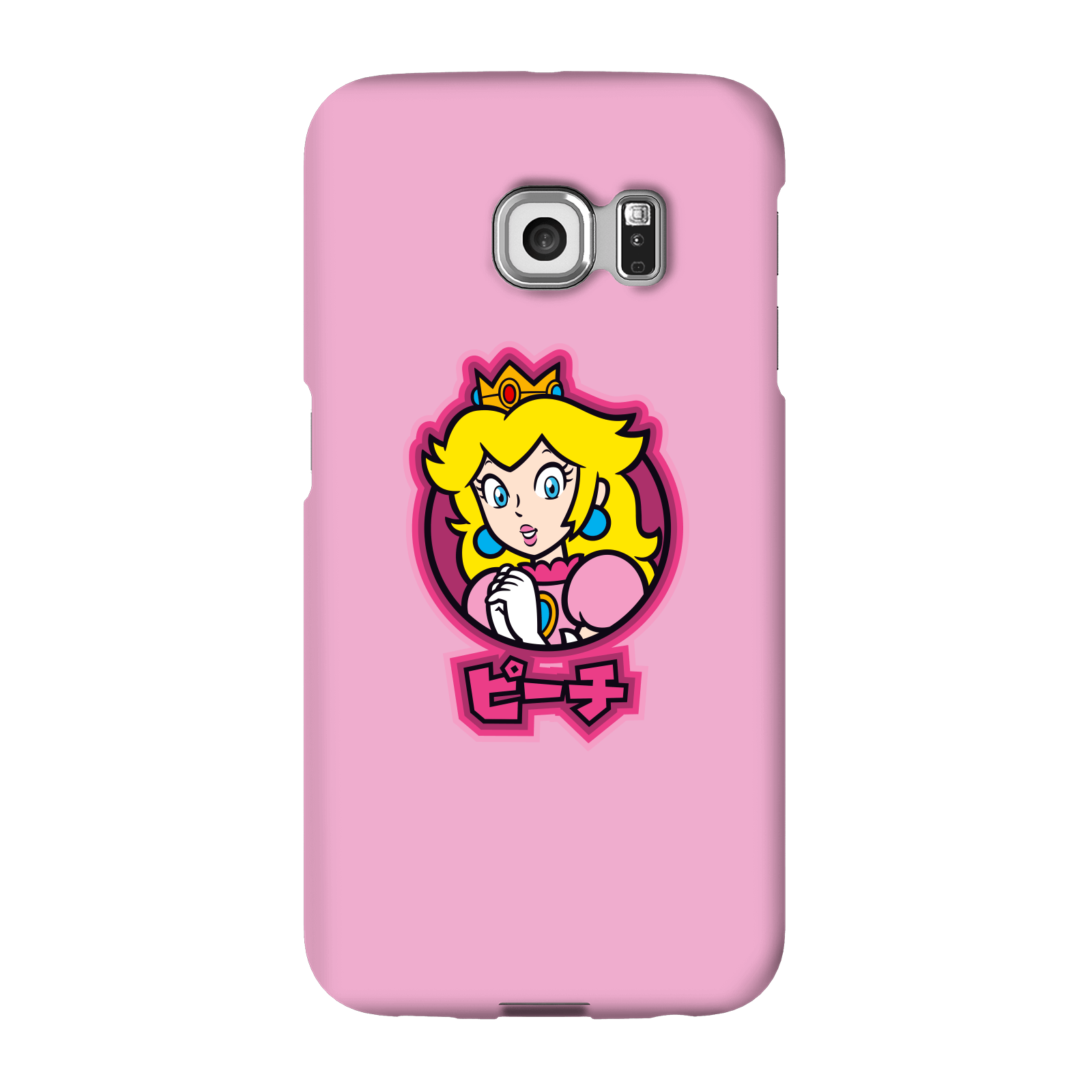 Nintendo Super Mario Peach Kanji Phone Case - Samsung S6 Edge - Snap Case - Gloss