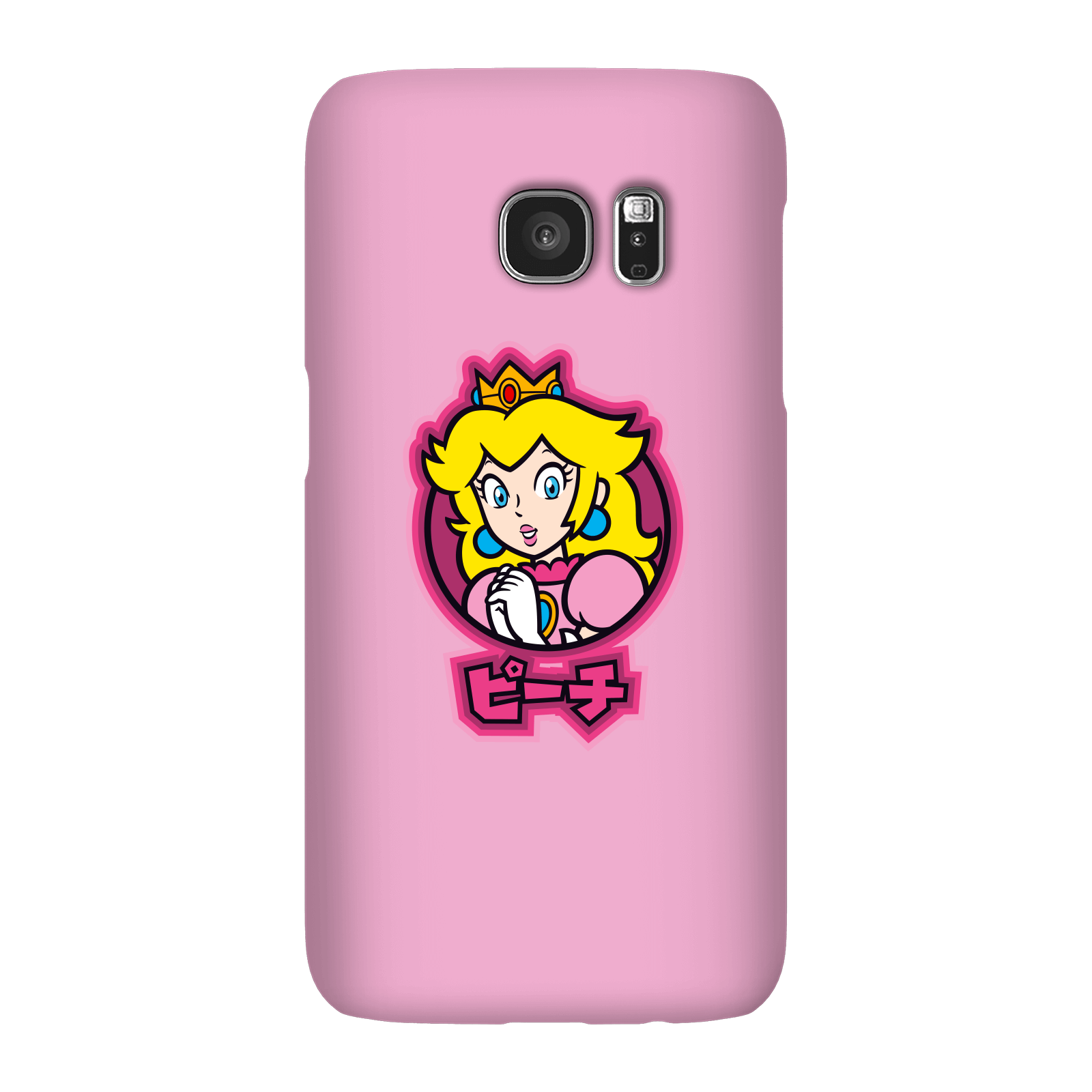 Nintendo Super Mario Peach Kanji Phone Case - Samsung S7 - Snap Case - Gloss