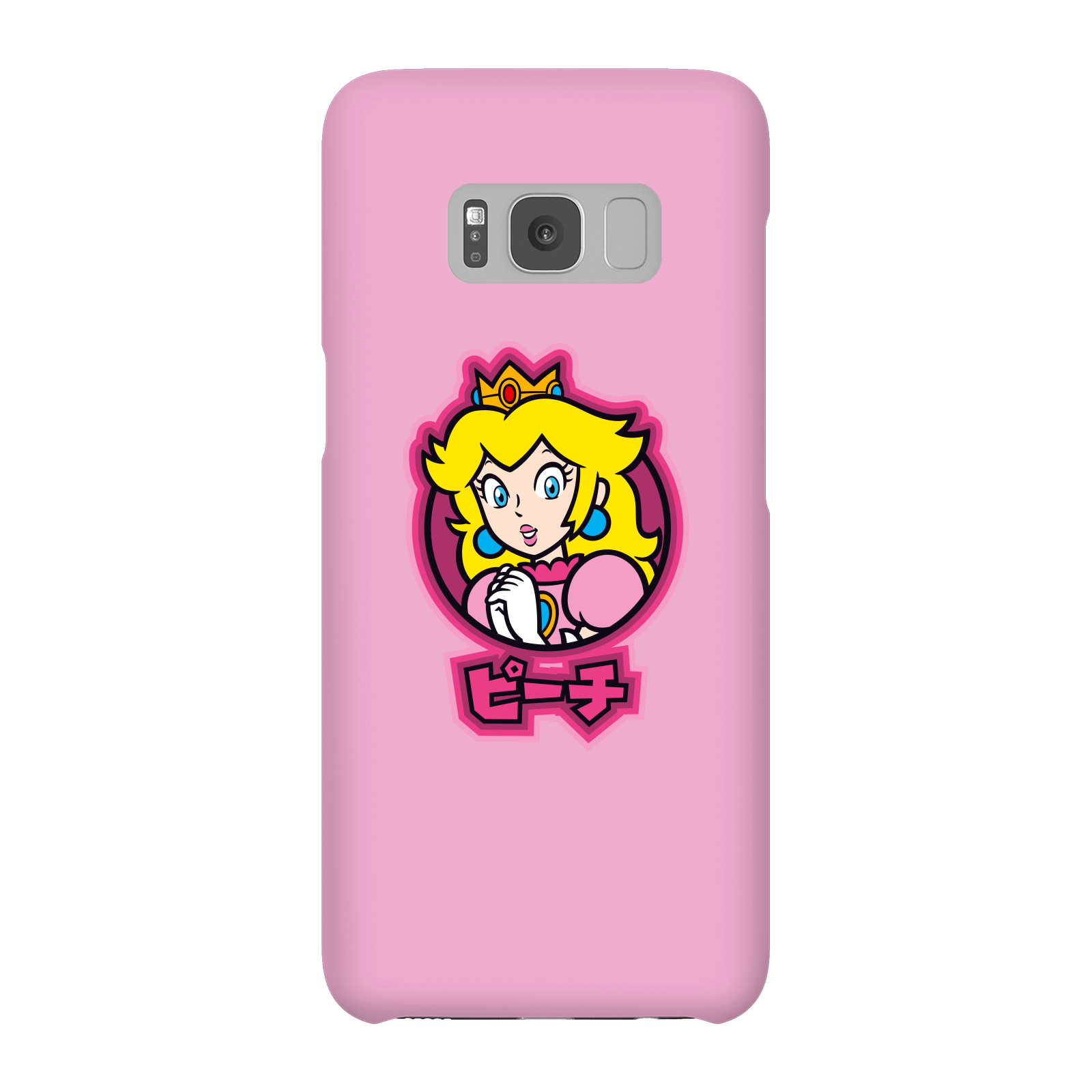 Nintendo Super Mario Peach Kanji Phone Case - Samsung S8 - Snap Case - Gloss