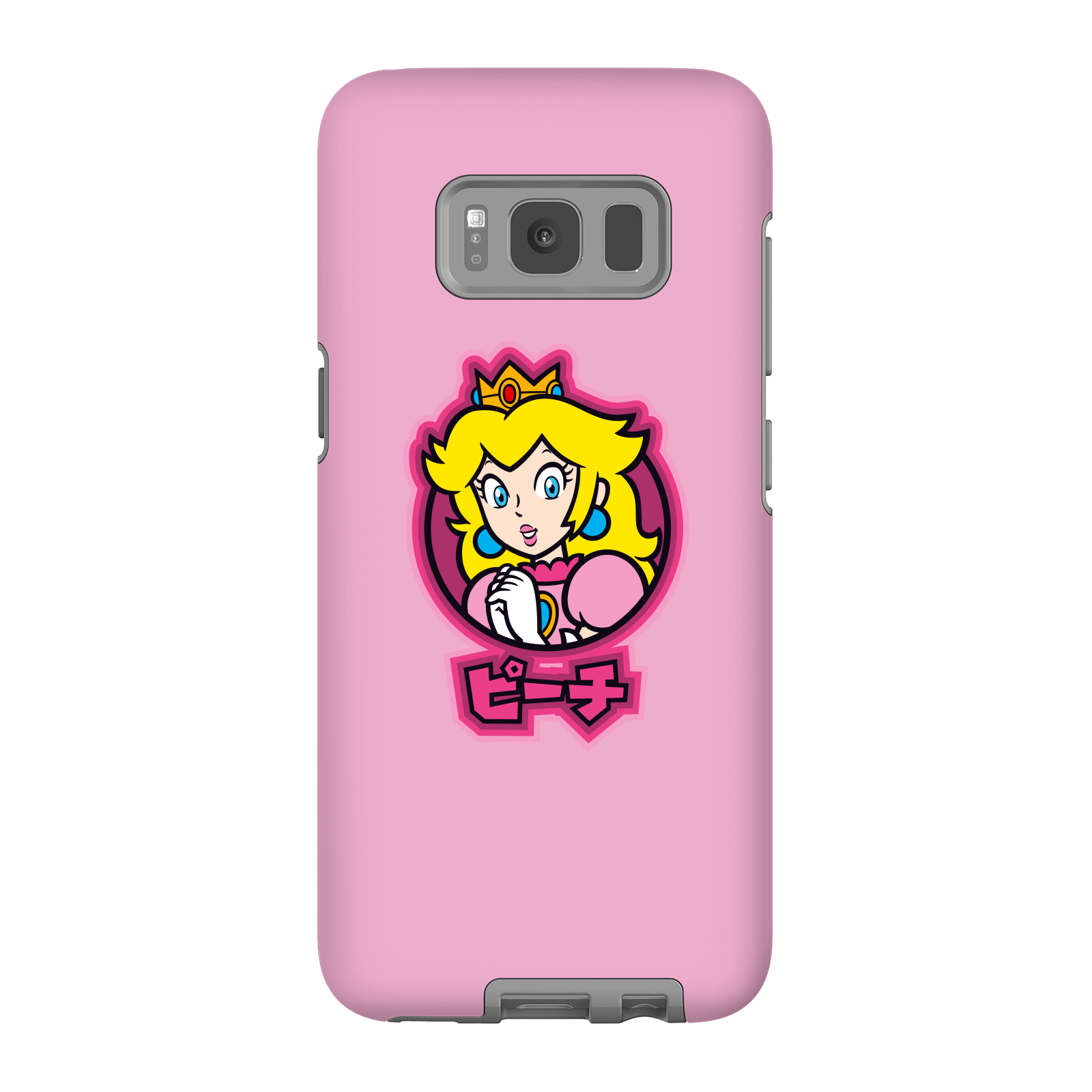 Nintendo Super Mario Peach Kanji Phone Case - Samsung S8 - Tough Case - Gloss