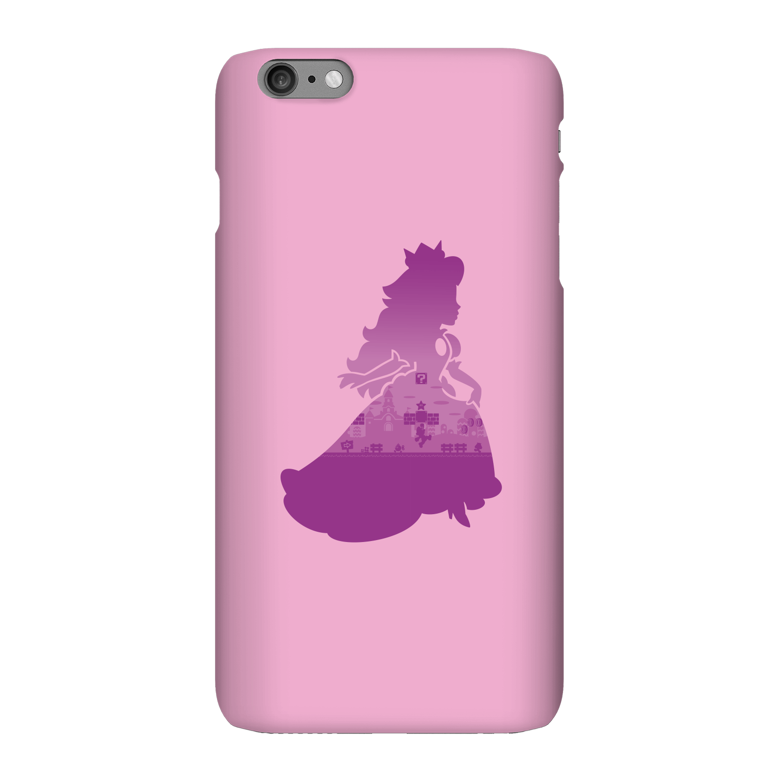 Nintendo Super Mario Peach Silhouette Phone Case - iPhone 6 Plus - Snap Case - Matte