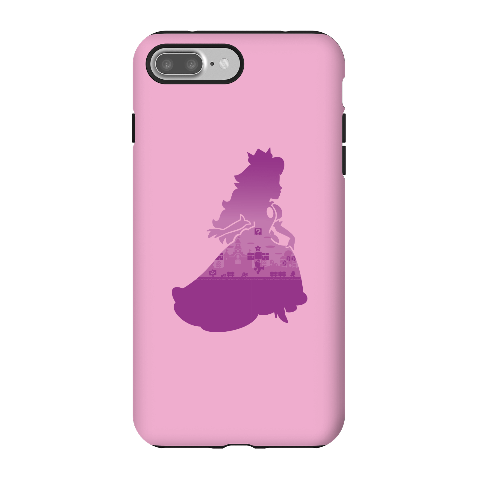 Nintendo Super Mario Peach Silhouette Phone Case - iPhone 7 Plus - Tough Case - Matte