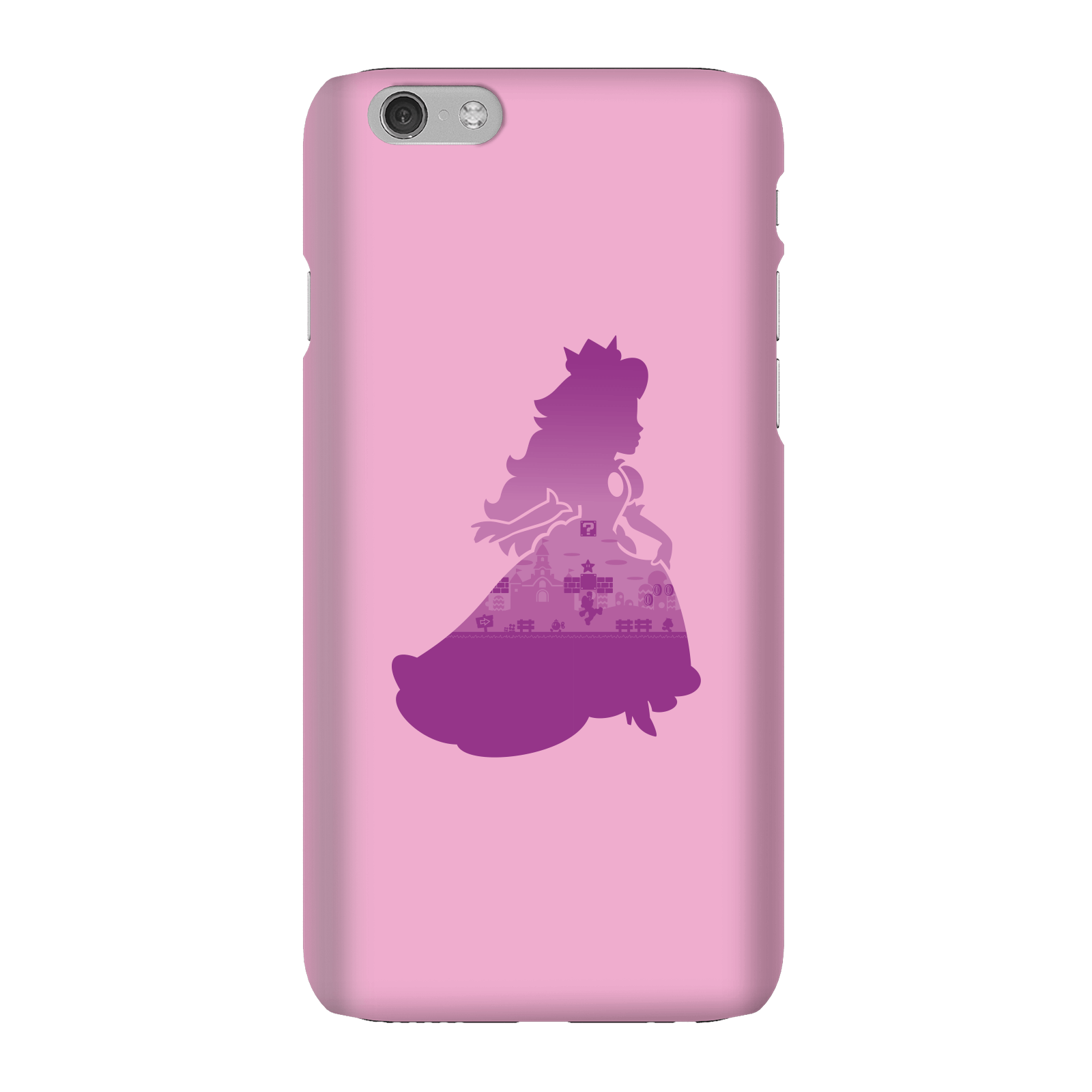 Nintendo Super Mario Peach Silhouette Phone Case - iPhone 6 - Snap Case - Gloss