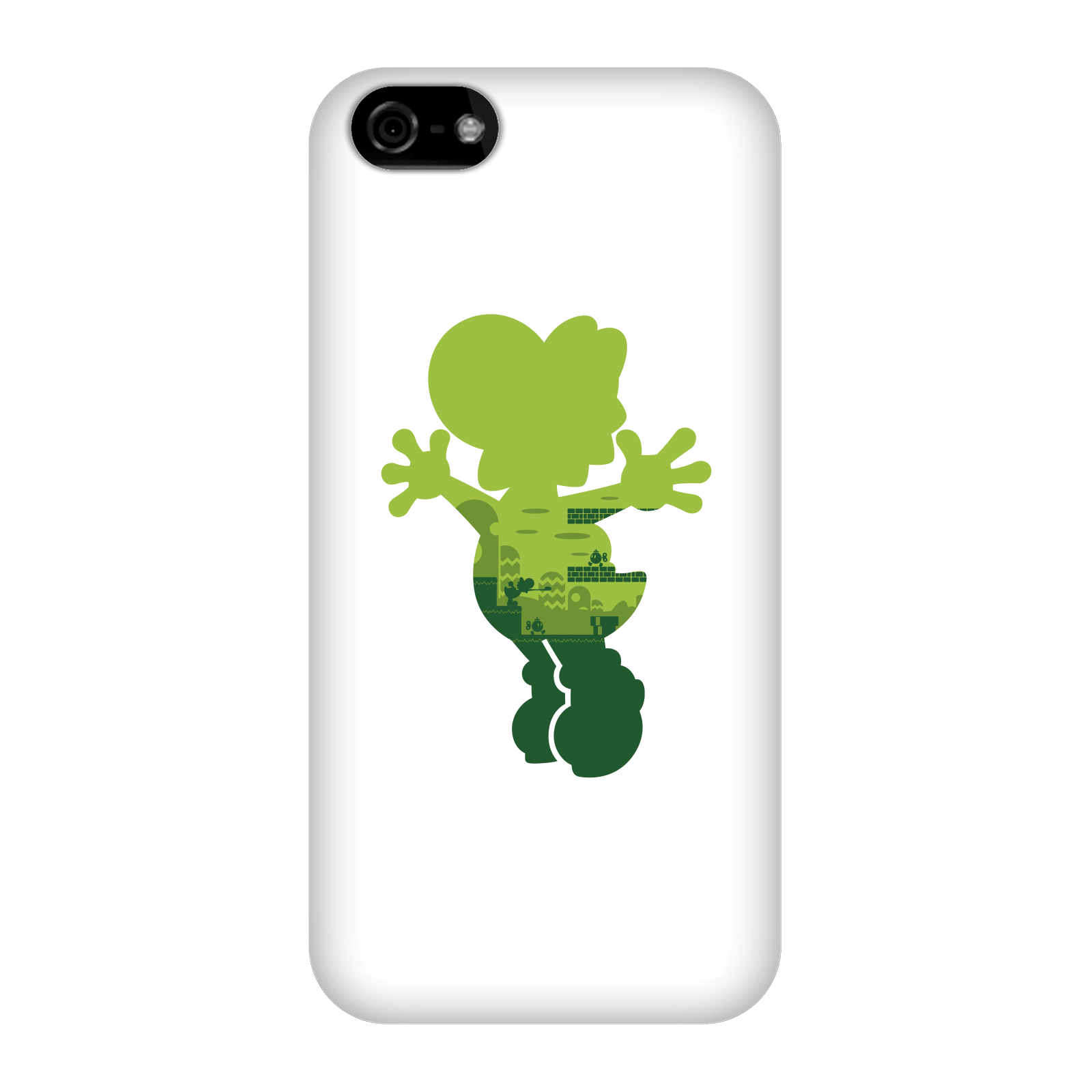 Nintendo Super Mario Yoshi Silhouette Phone Case - iPhone 5C - Snap Case - Matte