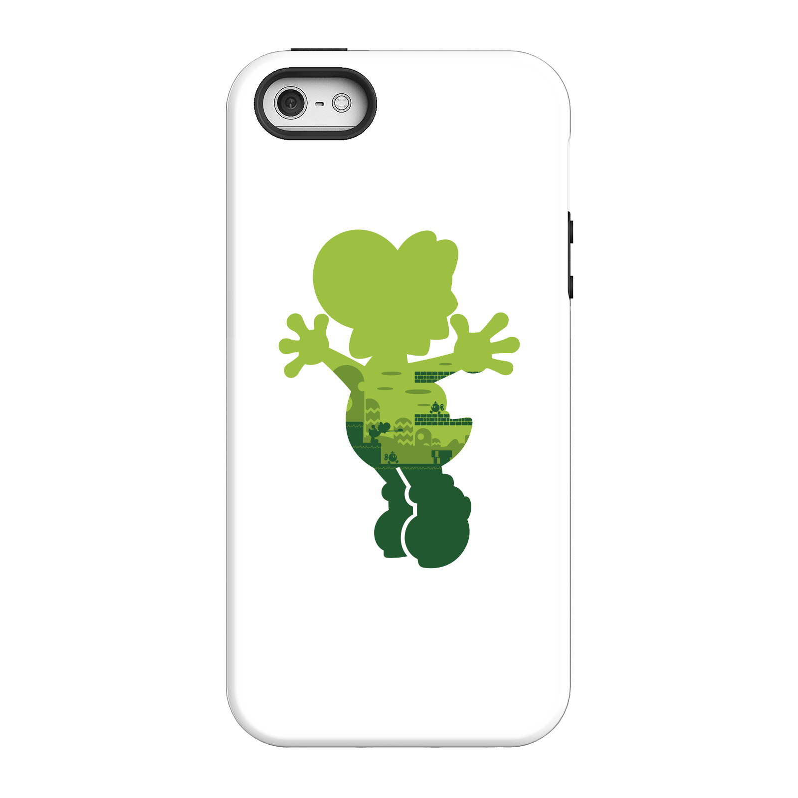 Nintendo Super Mario Yoshi Silhouette Phone Case - iPhone 5/5s - Tough Case - Matte