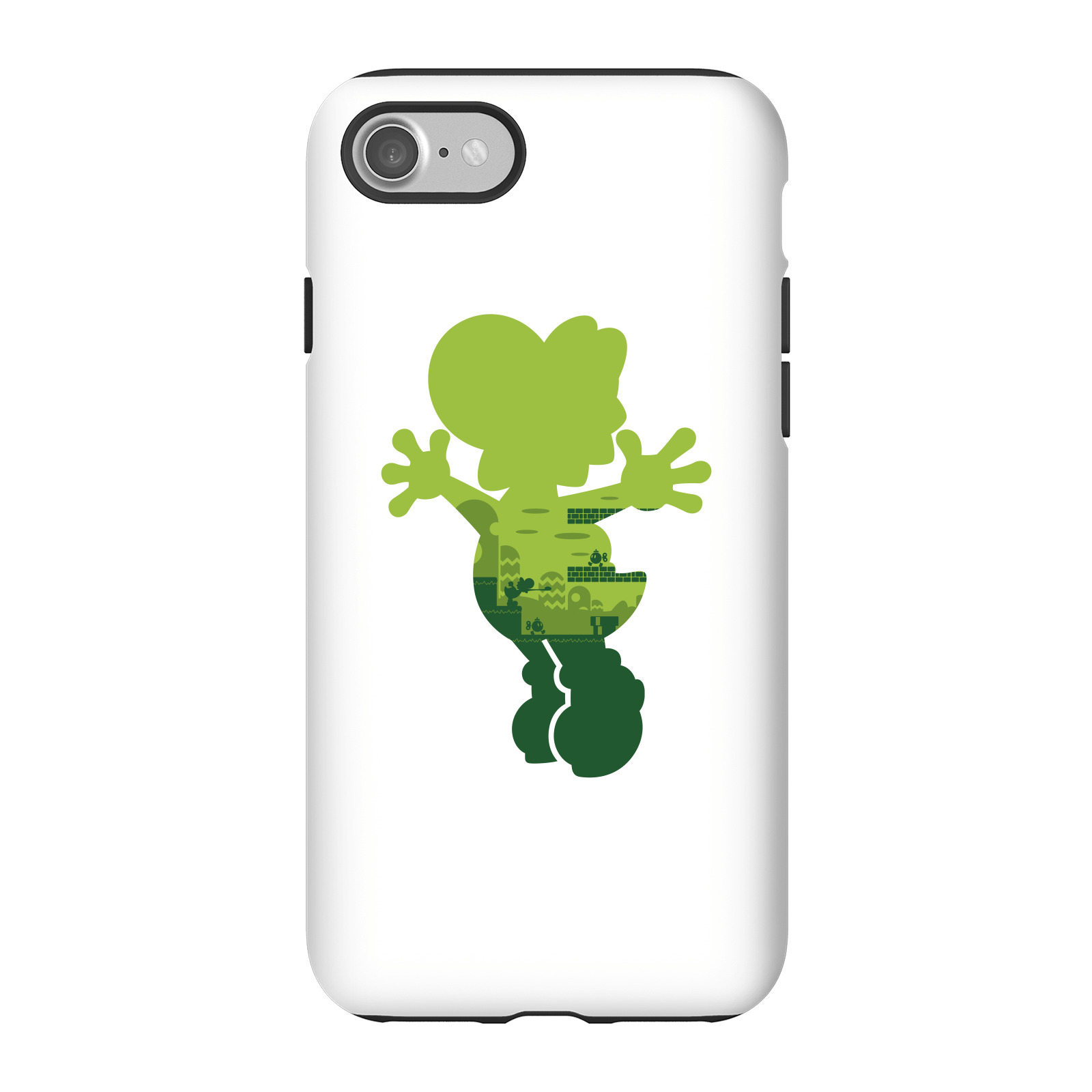 Nintendo Super Mario Yoshi Silhouette Phone Case - iPhone 7 - Tough Case - Matte