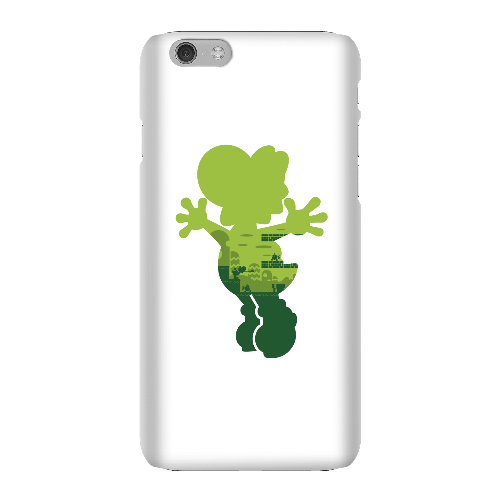 Nintendo Super Mario Yoshi Silhouette Phone Case - iPhone 6 - Snap Case - Gloss