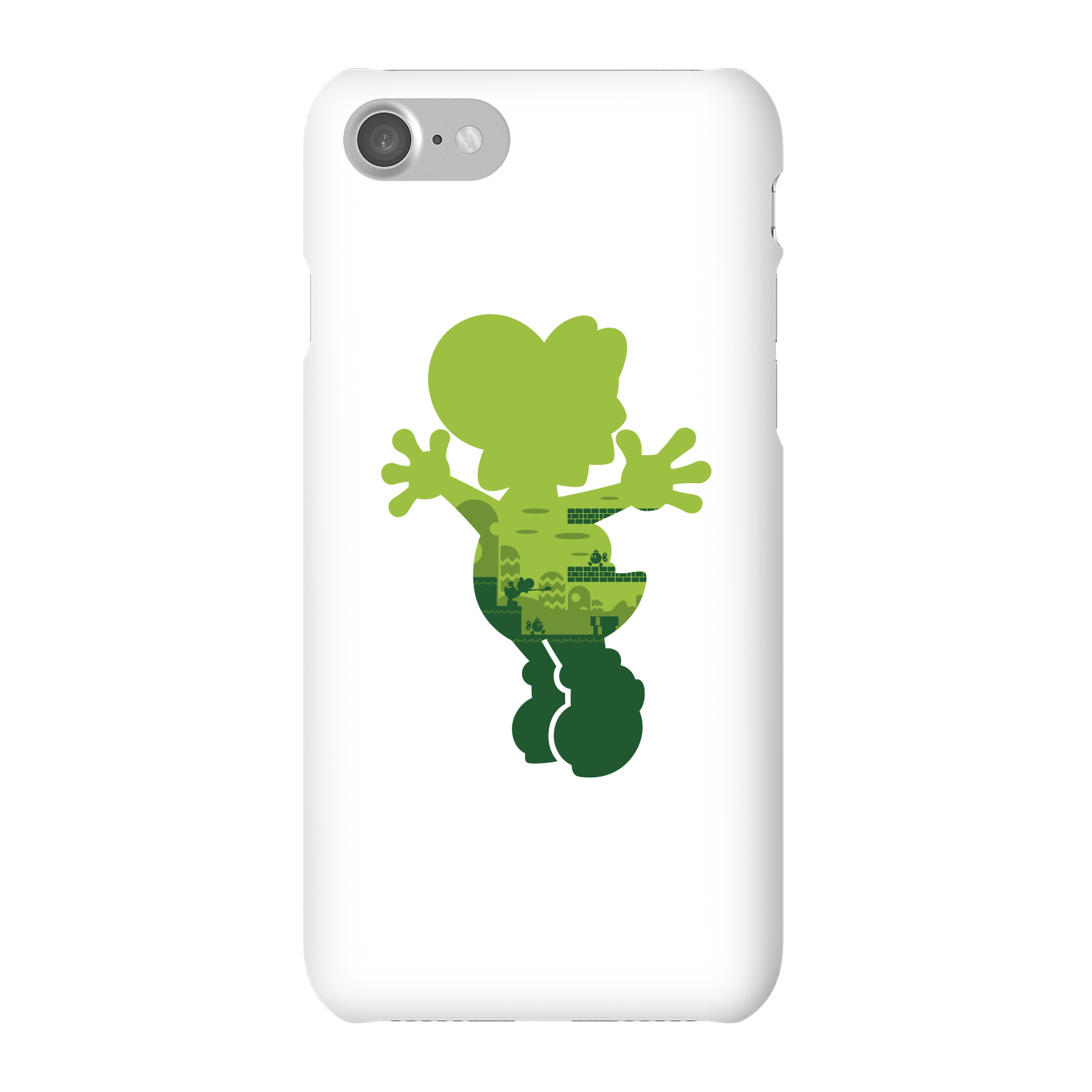 Nintendo Super Mario Yoshi Silhouette Phone Case - iPhone 7 - Snap Case - Gloss