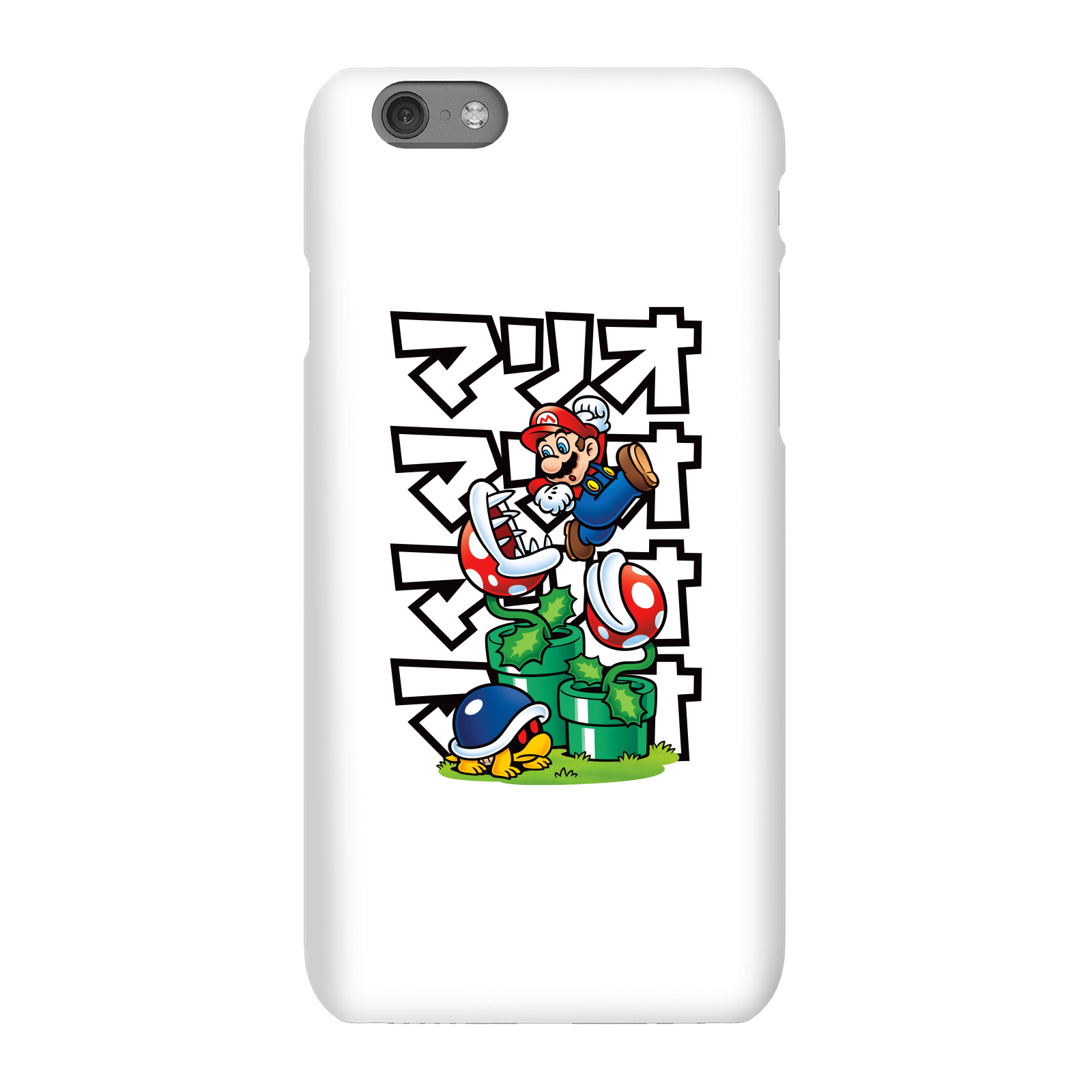 Nintendo Super Mario Piranha Plant Japanese Phone Case - iPhone 6S - Snap Case - Matte
