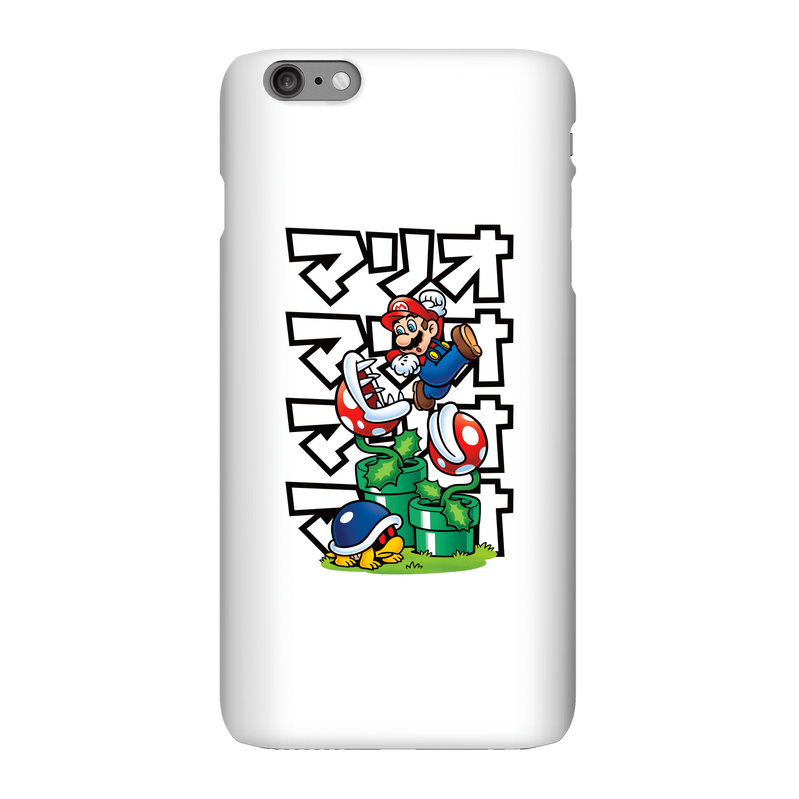 Nintendo Super Mario Piranha Plant Japanese Phone Case - iPhone 6 Plus - Snap Case - Matte