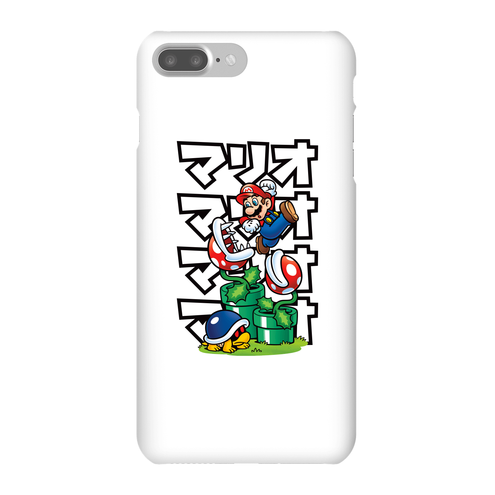 Nintendo Super Mario Piranha Plant Japanese Phone Case - iPhone 7 Plus - Snap Case - Matte
