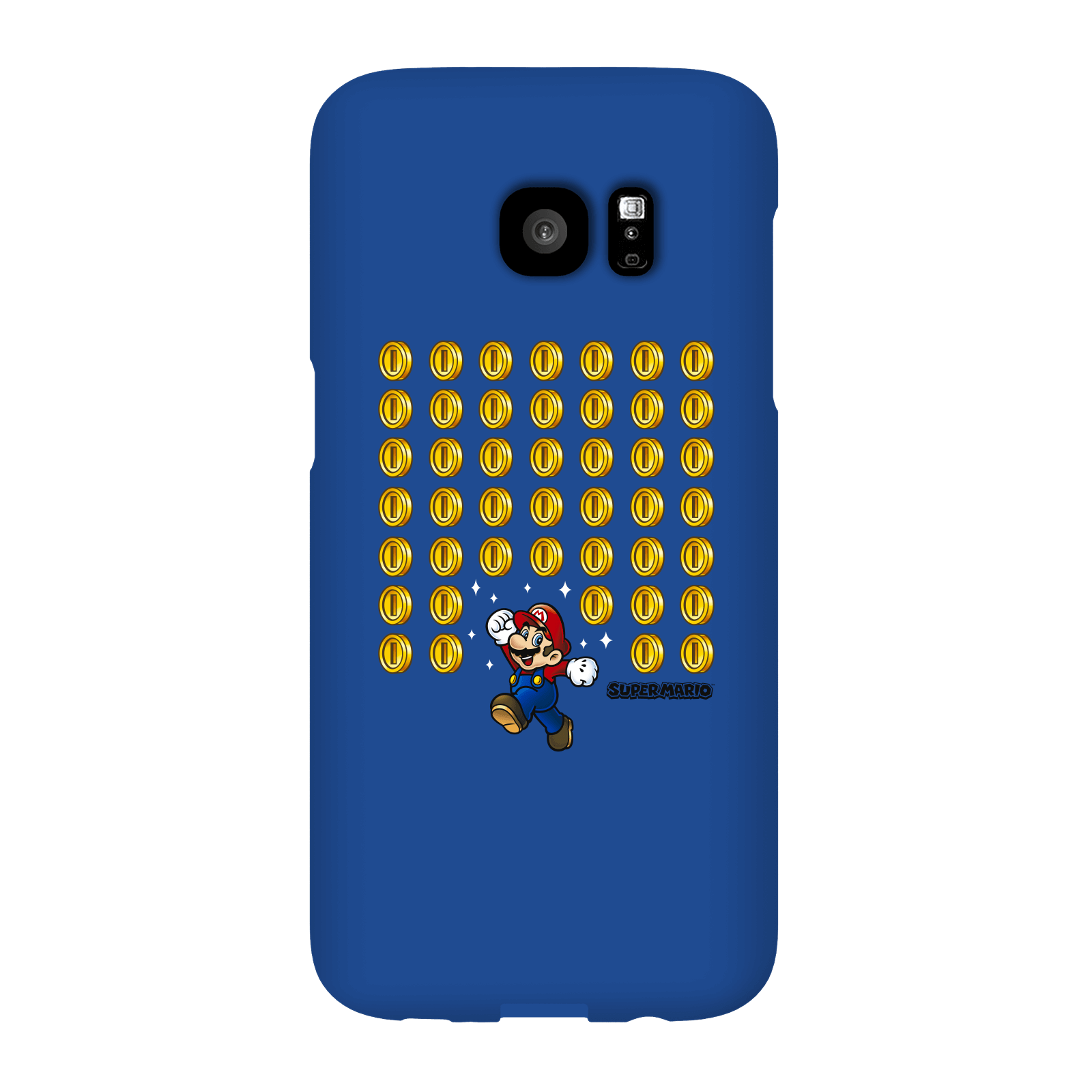 Nintendo Super Mario Coin Drop Phone Case - Samsung S7 Edge - Snap Case - Matte