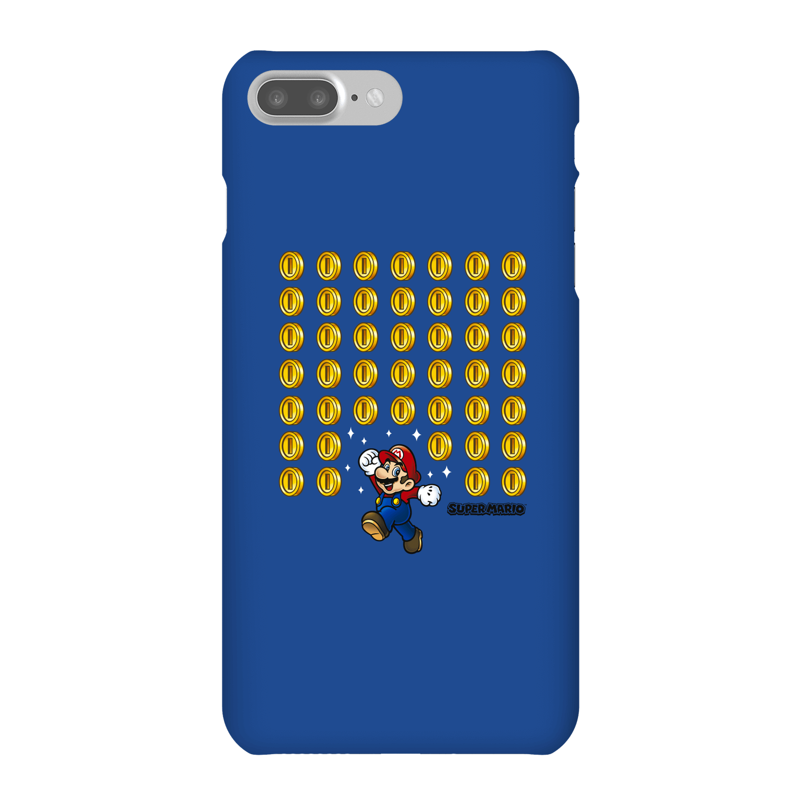 Nintendo Super Mario Coin Drop Phone Case - iPhone 7 Plus - Snap Case - Gloss