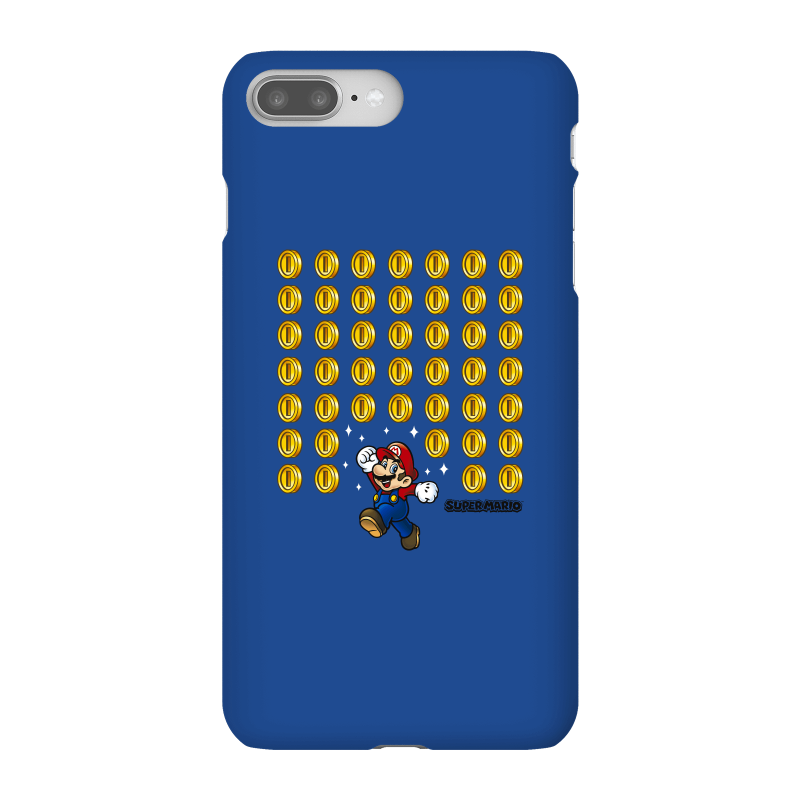 Nintendo Super Mario Coin Drop Phone Case - iPhone 8 Plus - Snap Case - Gloss