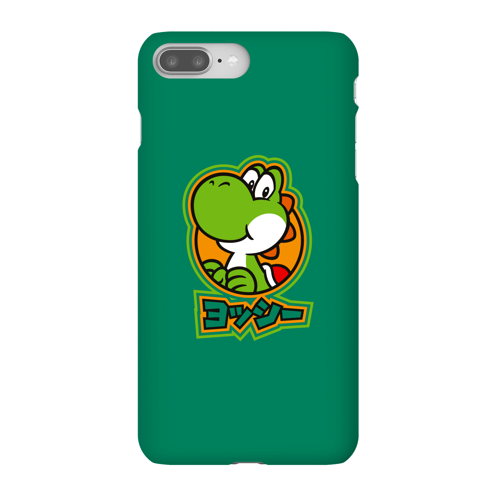 Nintendo Super Mario Yoshi Kanji Phone Case - iPhone 8 Plus - Snap Case - Matte