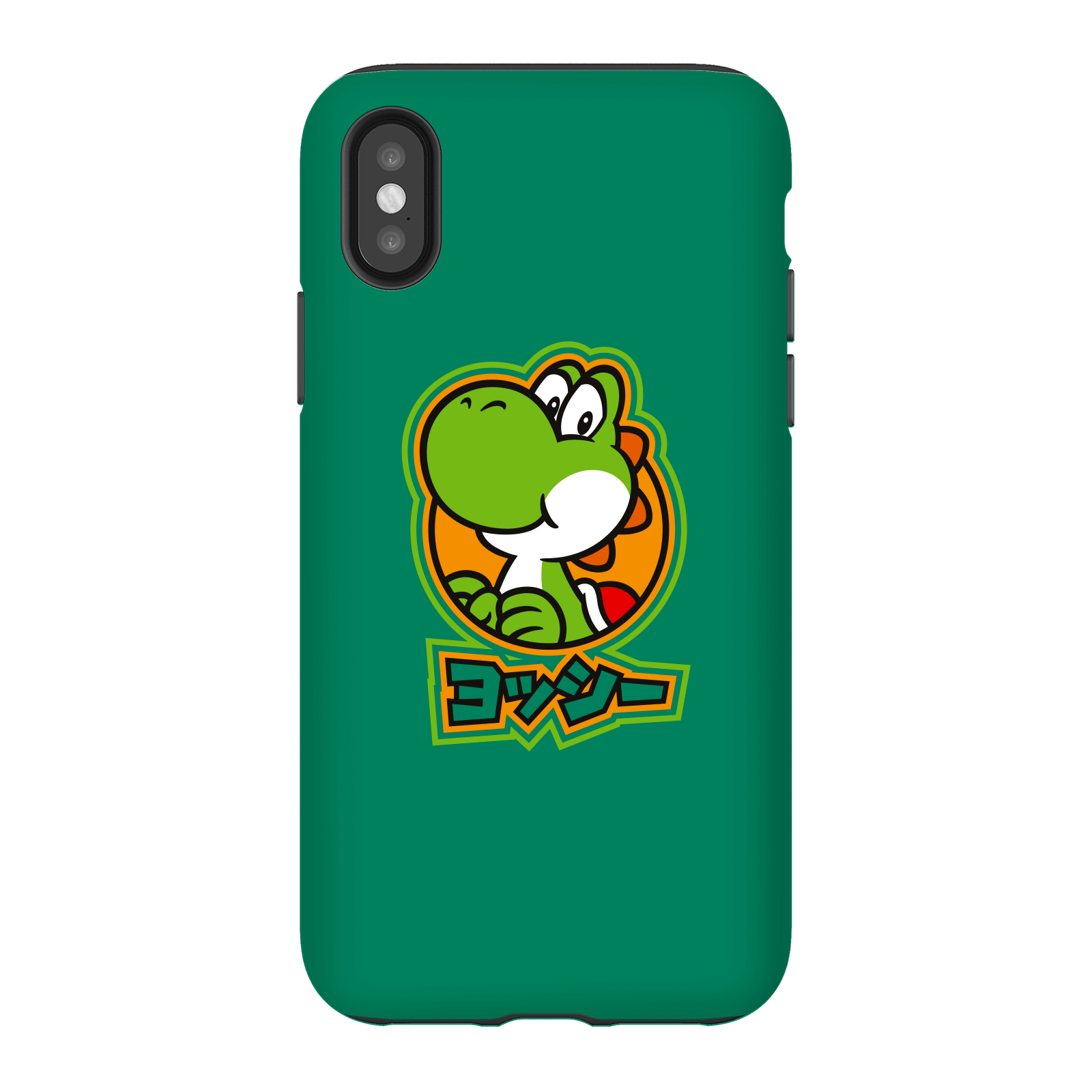 Nintendo Super Mario Yoshi Kanji Phone Case - iPhone X - Tough Case - Matte