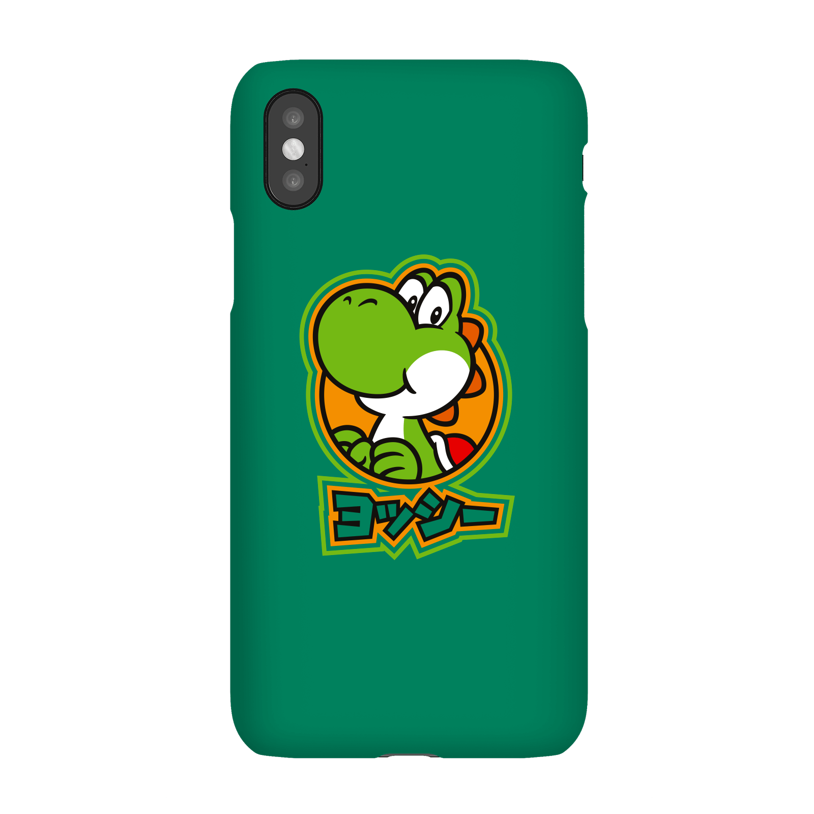Nintendo Super Mario Yoshi Kanji Phone Case - iPhone X - Snap Case - Gloss