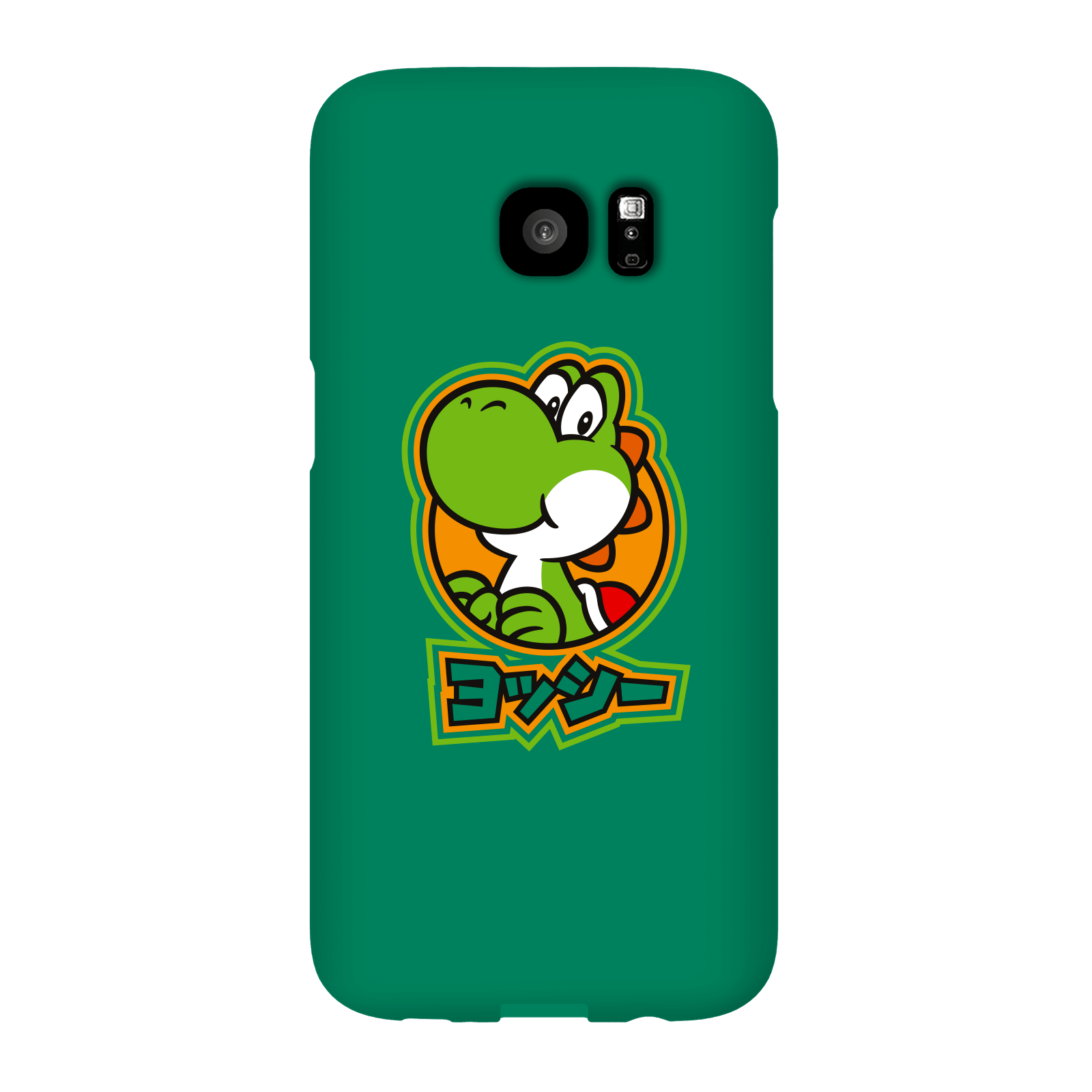 Nintendo Super Mario Yoshi Kanji Phone Case - Samsung S7 Edge - Snap Case - Gloss