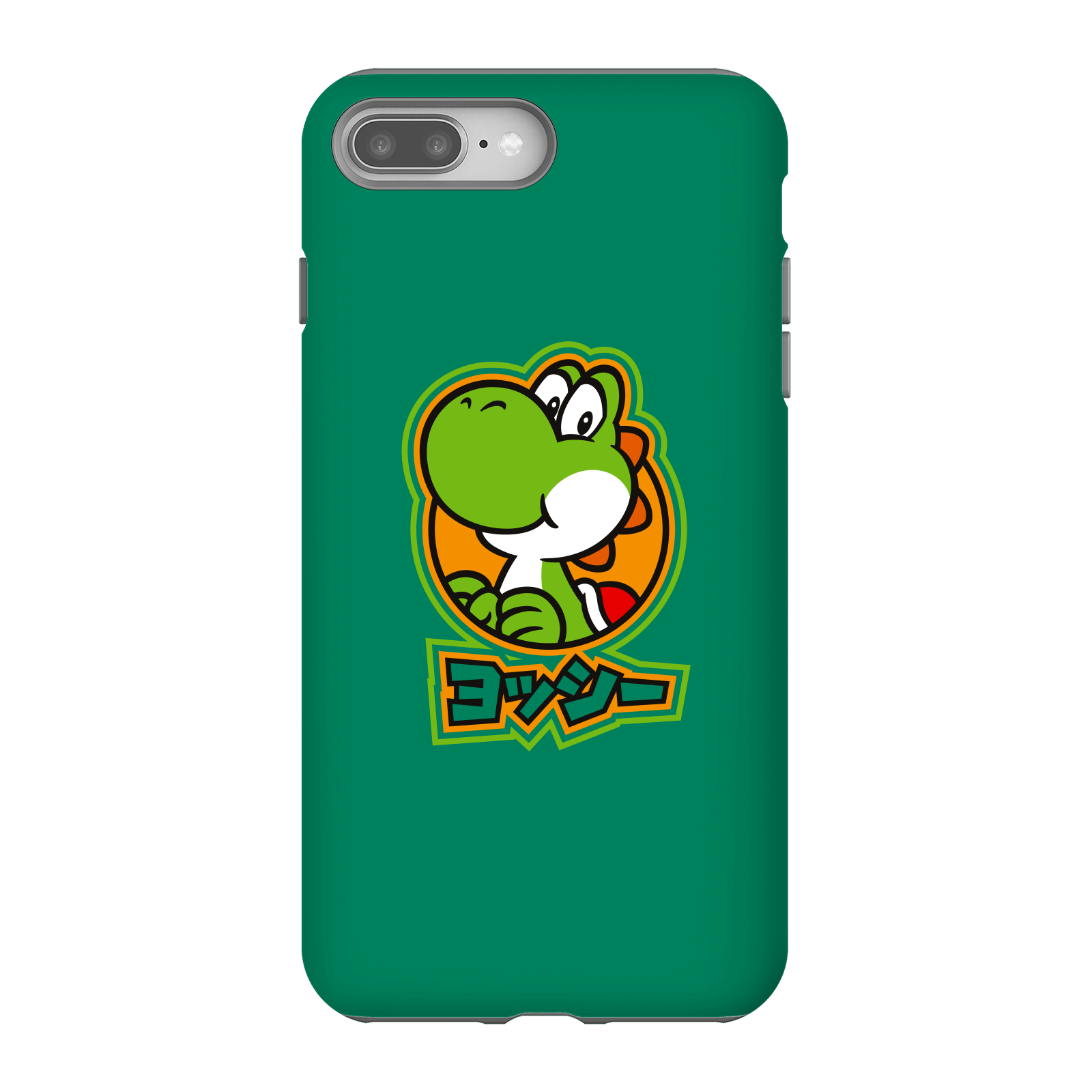 Nintendo Super Mario Yoshi Kanji Phone Case - iPhone 8 Plus - Tough Case - Gloss