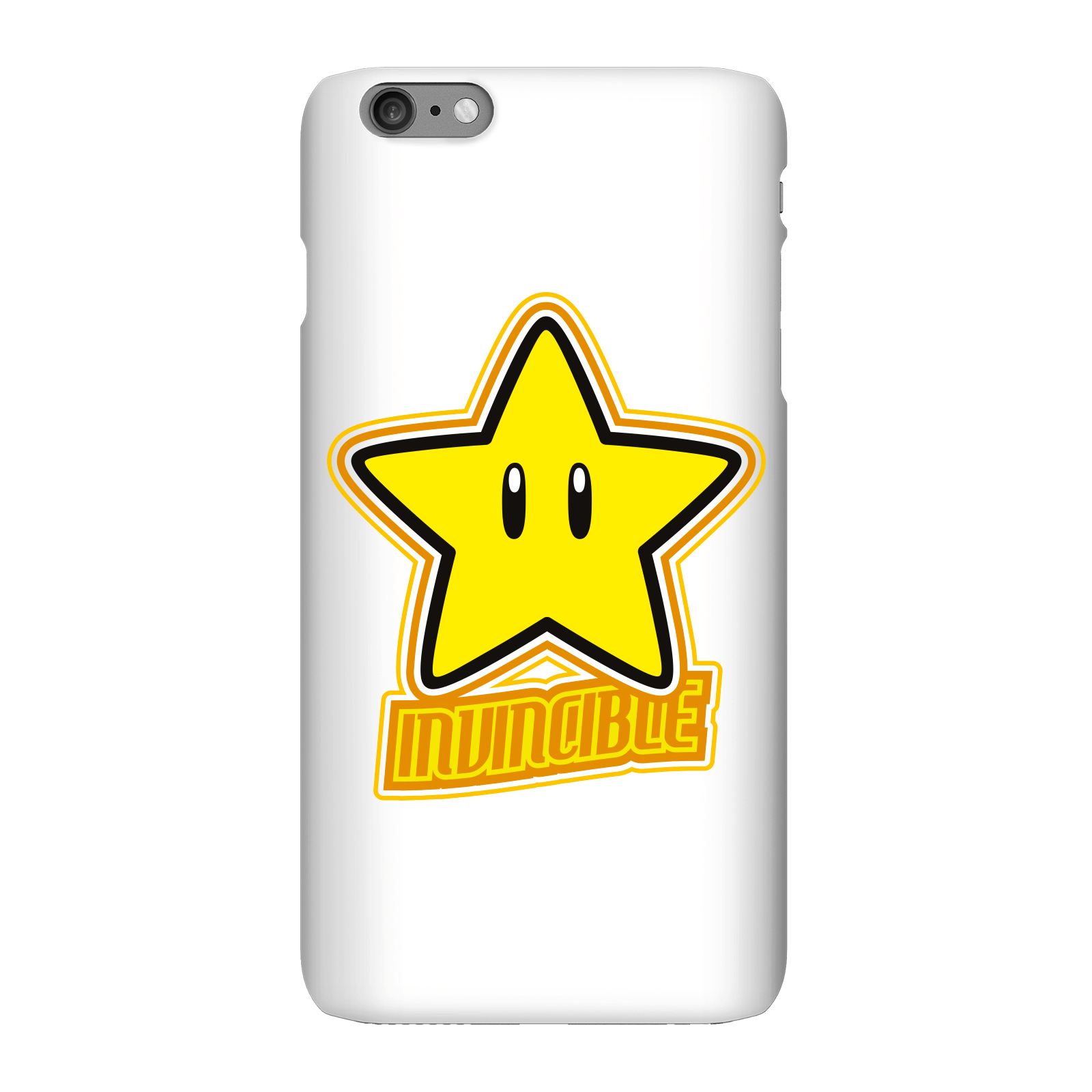 

Coque Smartphone Invincible - Super Mario Nintendo pour iPhone et Android - iPhone 6 Plus - Coque Simple Matte