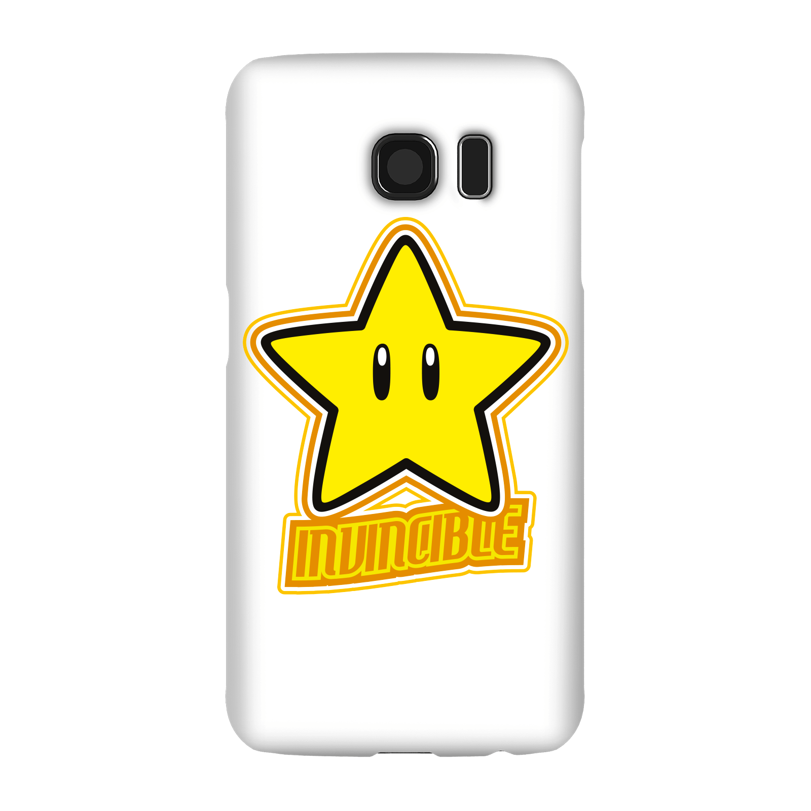

Coque Smartphone Invincible - Super Mario Nintendo pour iPhone et Android - Samsung S6 - Coque Simple Matte