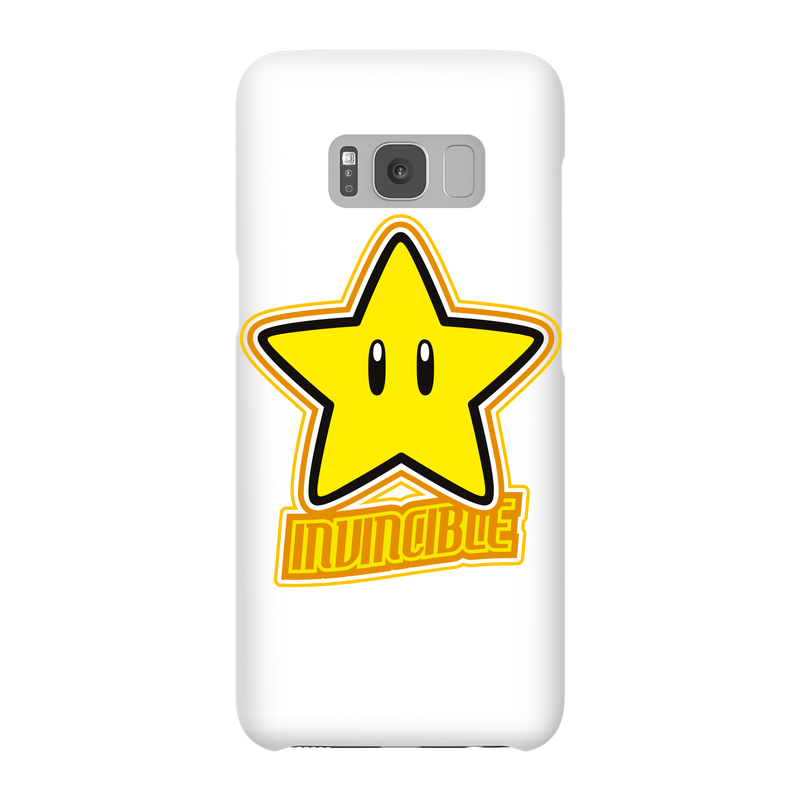 

Coque Smartphone Invincible - Super Mario Nintendo pour iPhone et Android - Samsung S8 - Coque Simple Matte