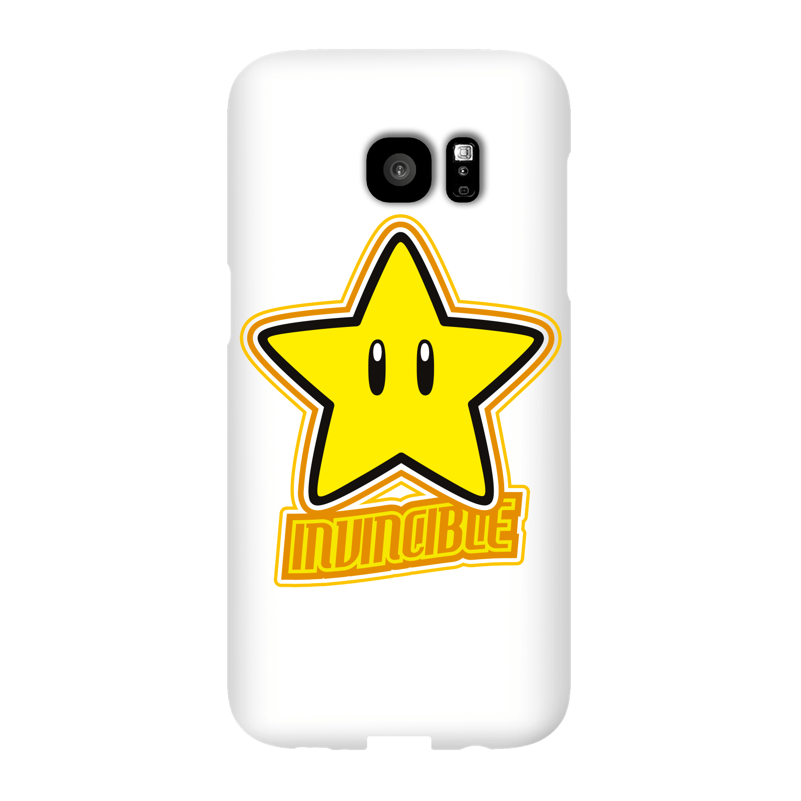 

Coque Smartphone Invincible - Super Mario Nintendo pour iPhone et Android - Samsung S7 Edge - Coque Simple Vernie