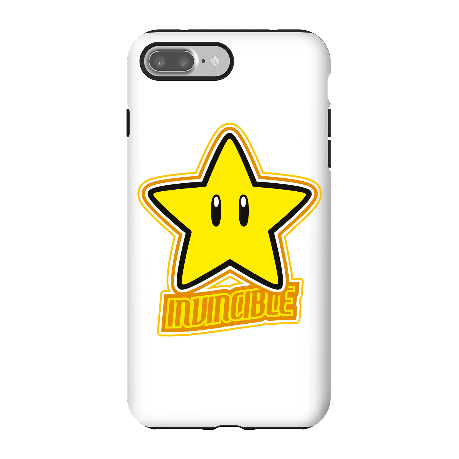 

Coque Smartphone Invincible - Super Mario Nintendo pour iPhone et Android - iPhone 7 Plus - Coque Double Vernie