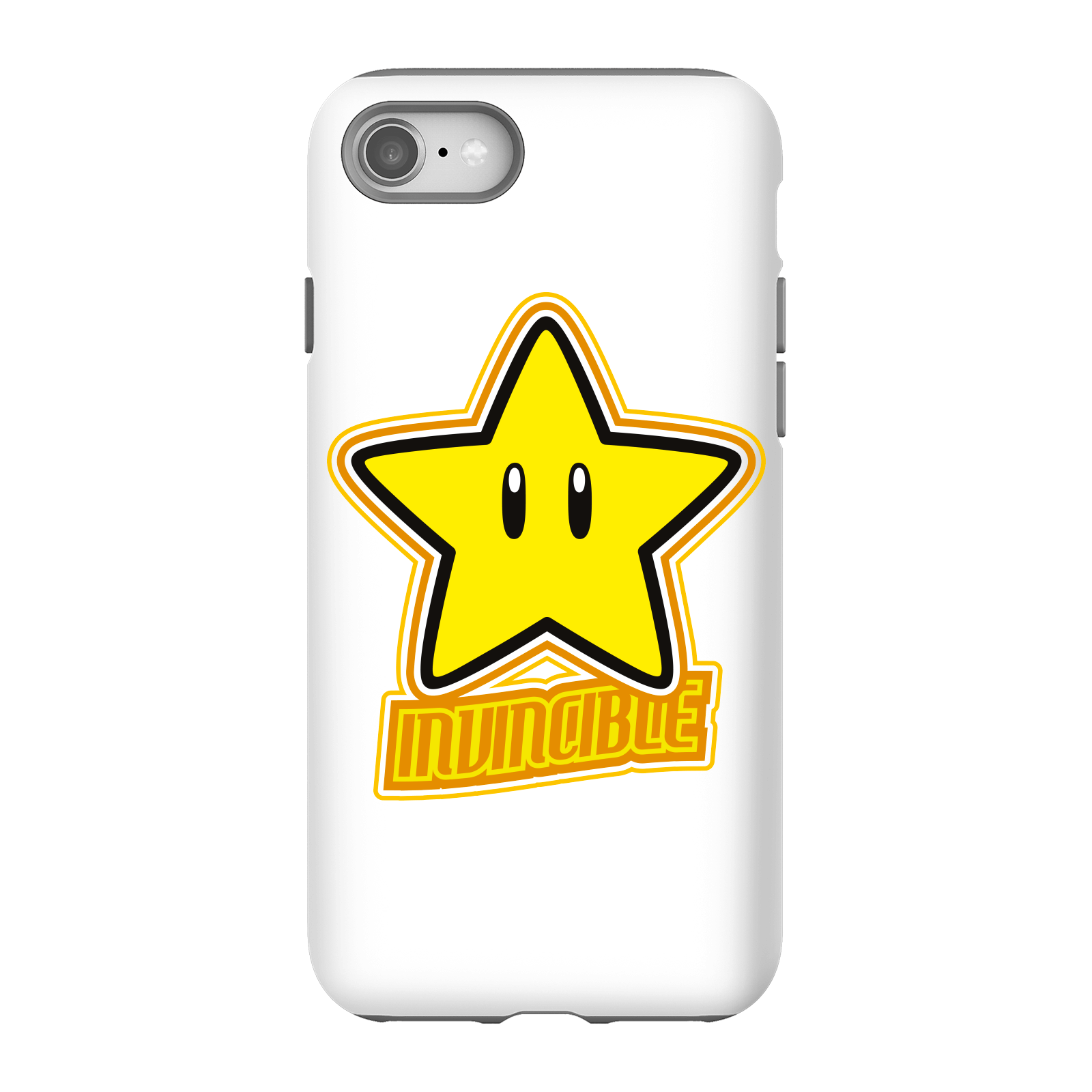 

Coque Smartphone Invincible - Super Mario Nintendo pour iPhone et Android - iPhone 8 - Coque Double Vernie