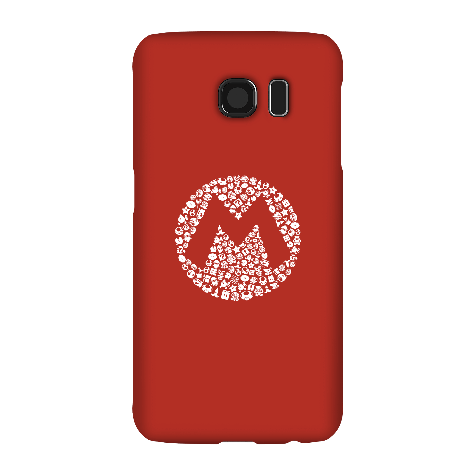Nintendo Super Mario Mario Items Logo Phone Case - Samsung S6 - Snap Case - Gloss