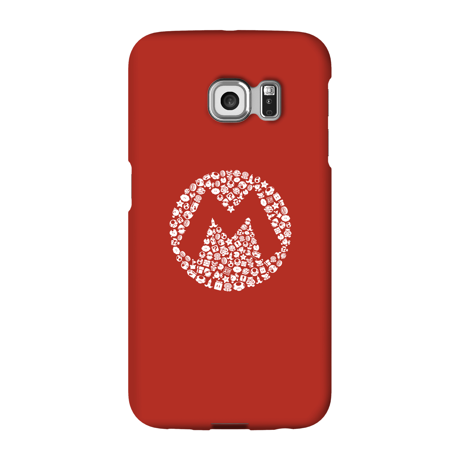 Nintendo Super Mario Mario Items Logo Phone Case - Samsung S6 Edge Plus - Snap Case - Gloss