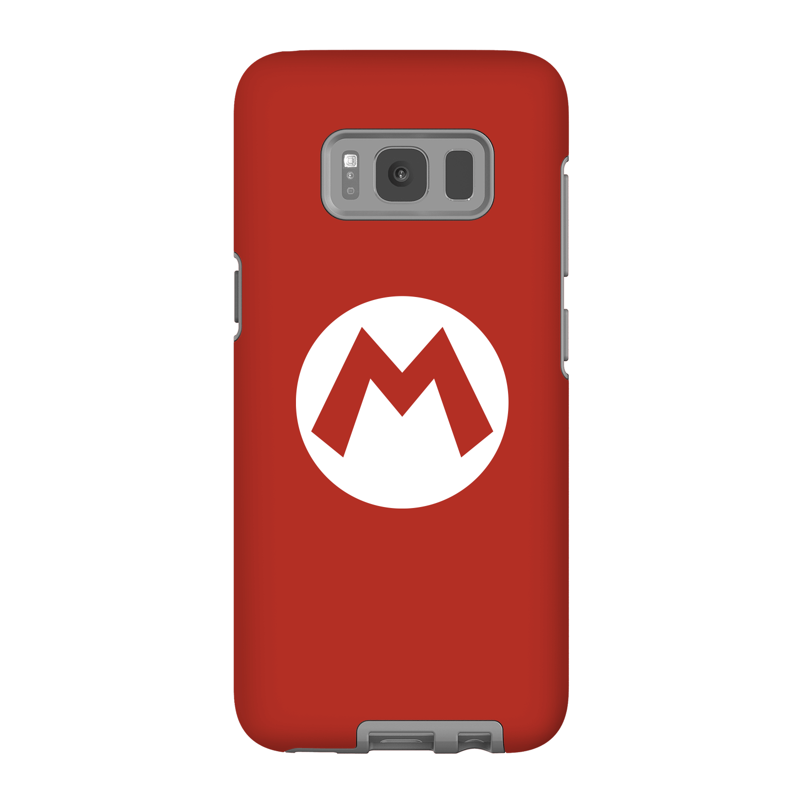 Nintendo Super Mario Mario Logo Phone Case - Samsung S8 - Tough Case - Matte