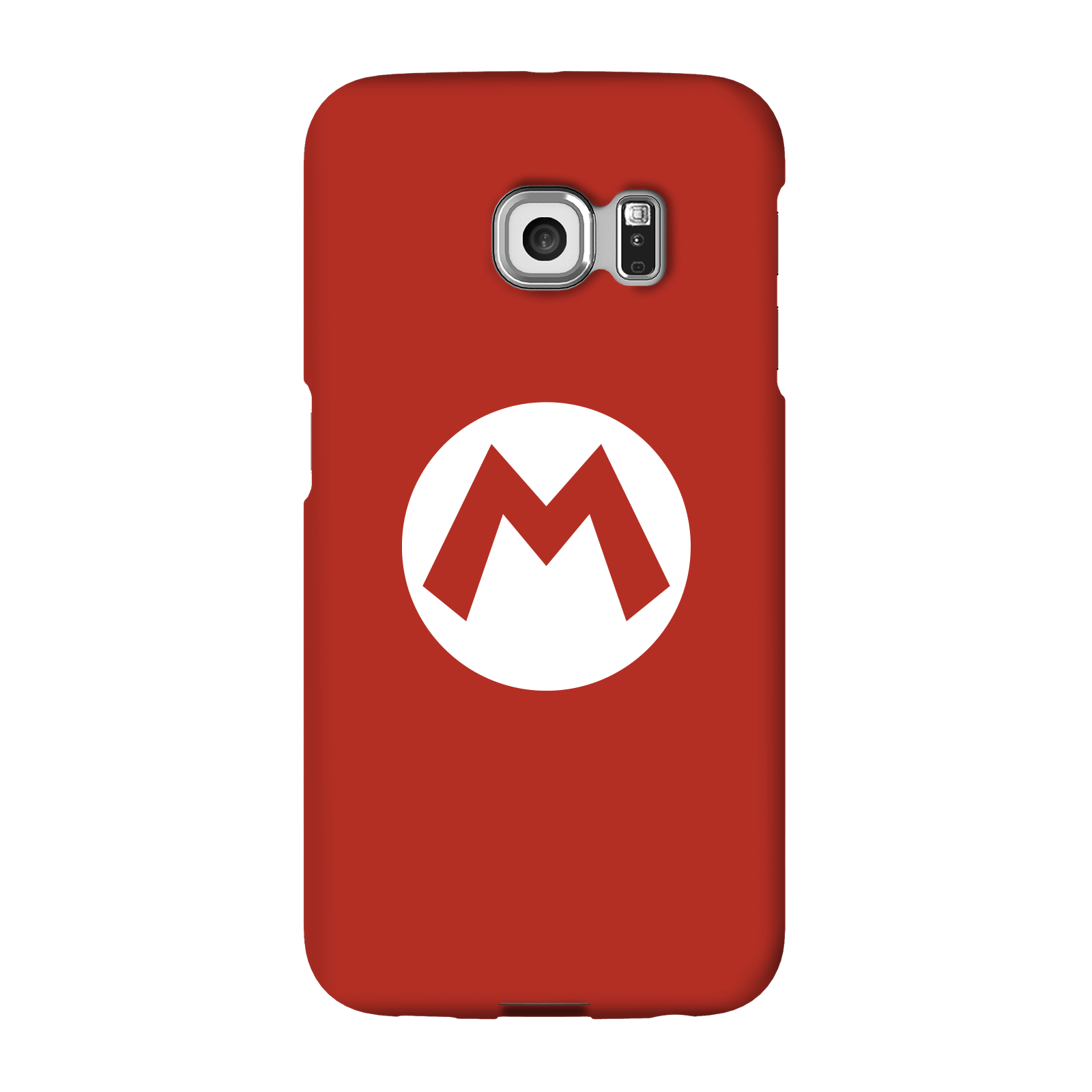 Nintendo Super Mario Mario Logo Phone Case - Samsung S6 Edge - Snap Case - Gloss