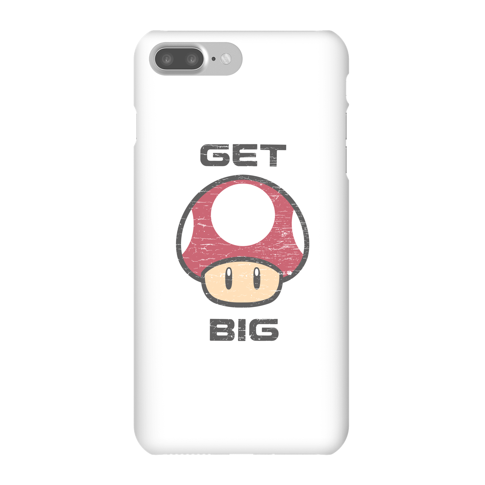 

Coque Smartphone Get Big Mushroom - Super Mario Nintendo pour iPhone et Android - iPhone 7 Plus - Coque Simple Matte