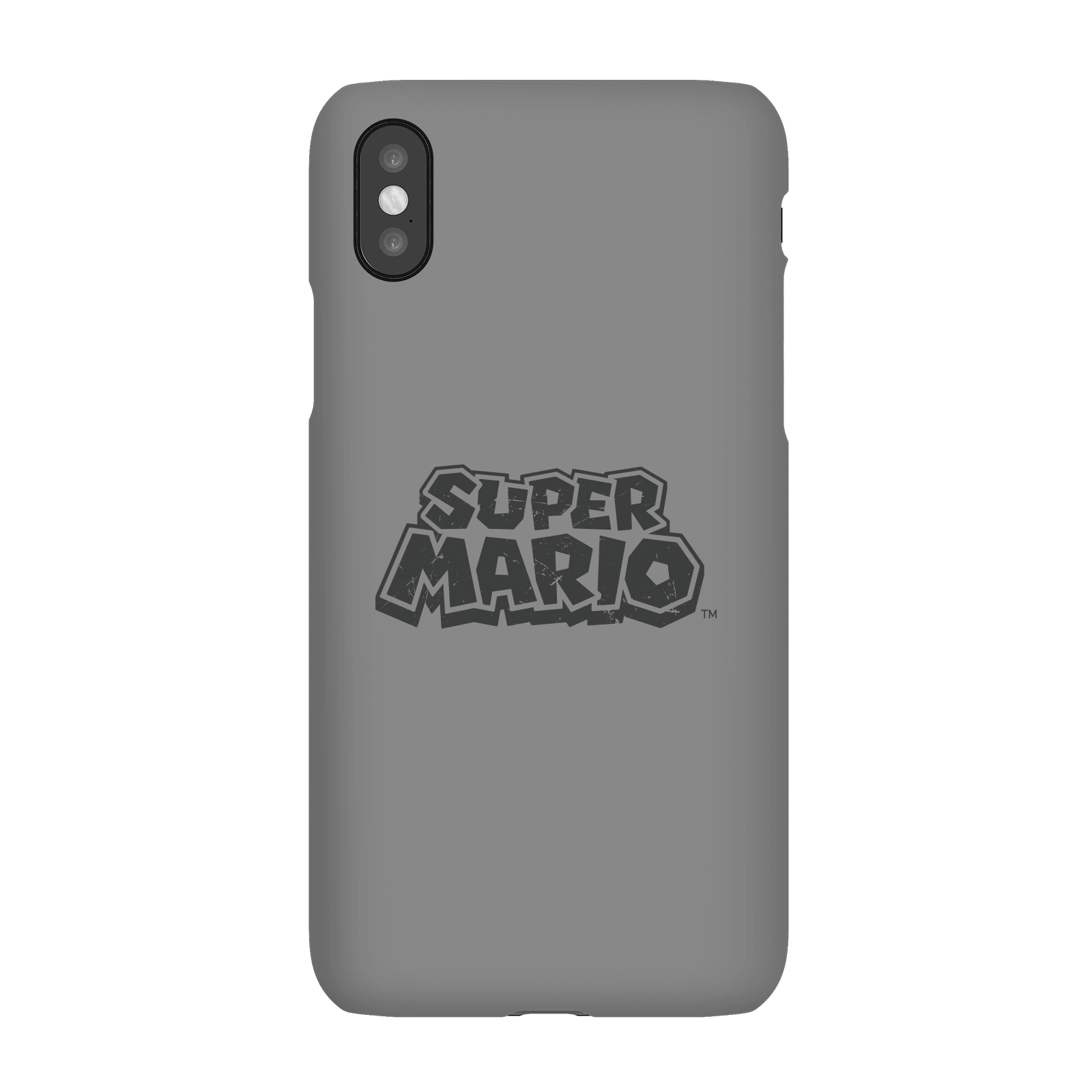 

Coque Smartphone Logo Abîmé - Super Mario Nintendo pour iPhone et Android - iPhone X - Coque Simple Vernie