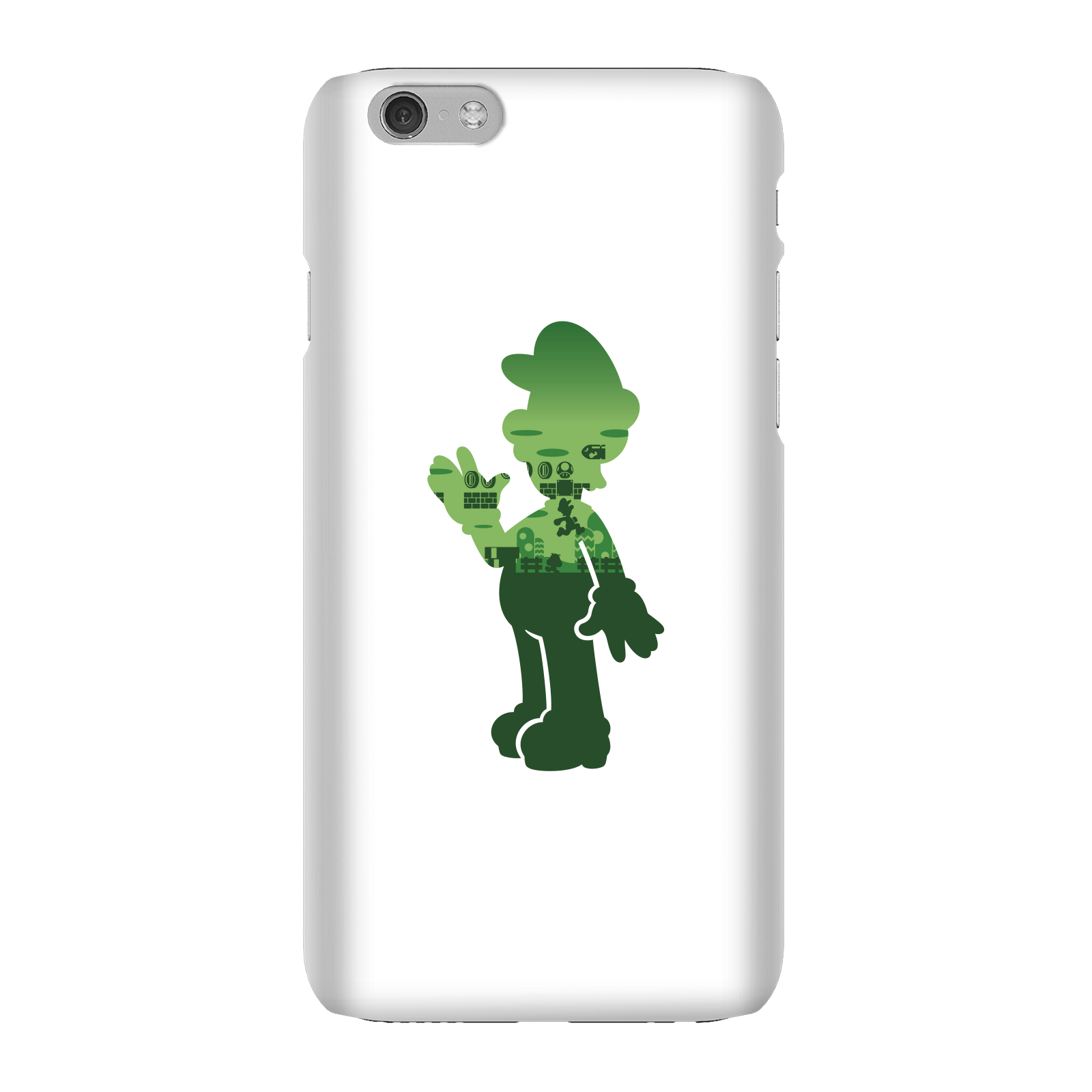 Nintendo Super Mario Luigi Silhouette Phone Case - iPhone 6 - Snap Case - Gloss