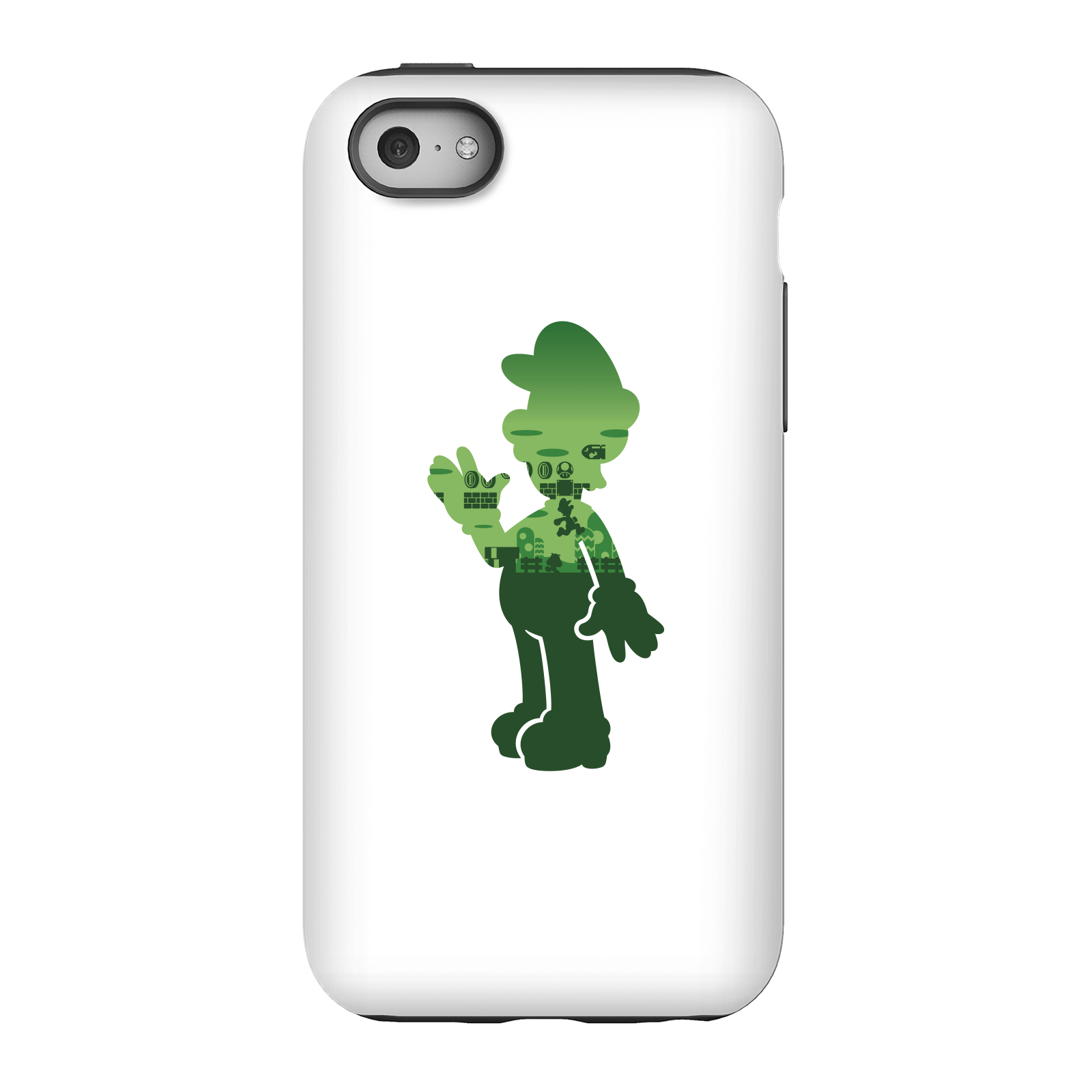 Nintendo Super Mario Luigi Silhouette Phone Case - iPhone 5C - Tough Case - Gloss