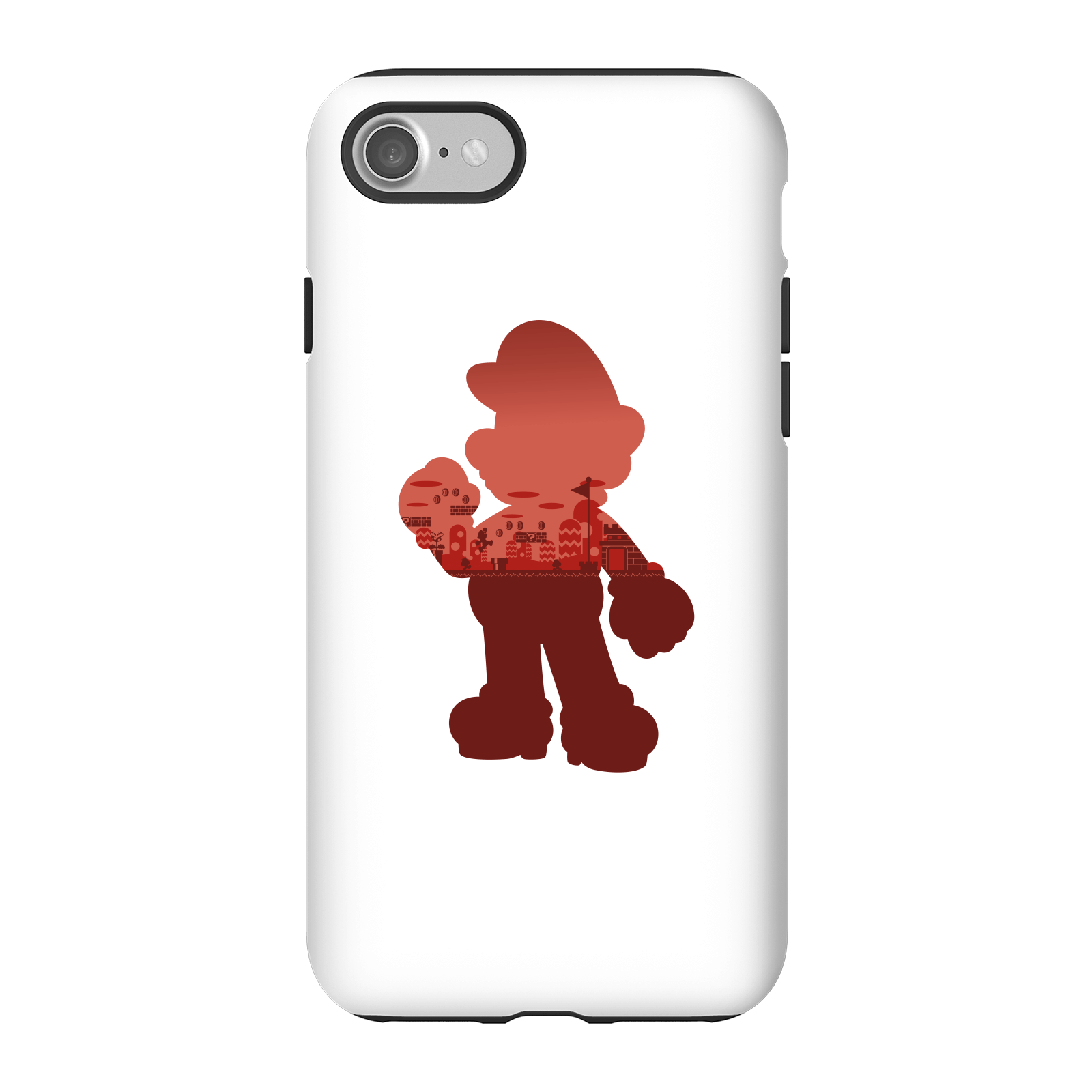 Nintendo Super Mario Mario Silhouette Phone Case - iPhone 7 - Tough Case - Gloss