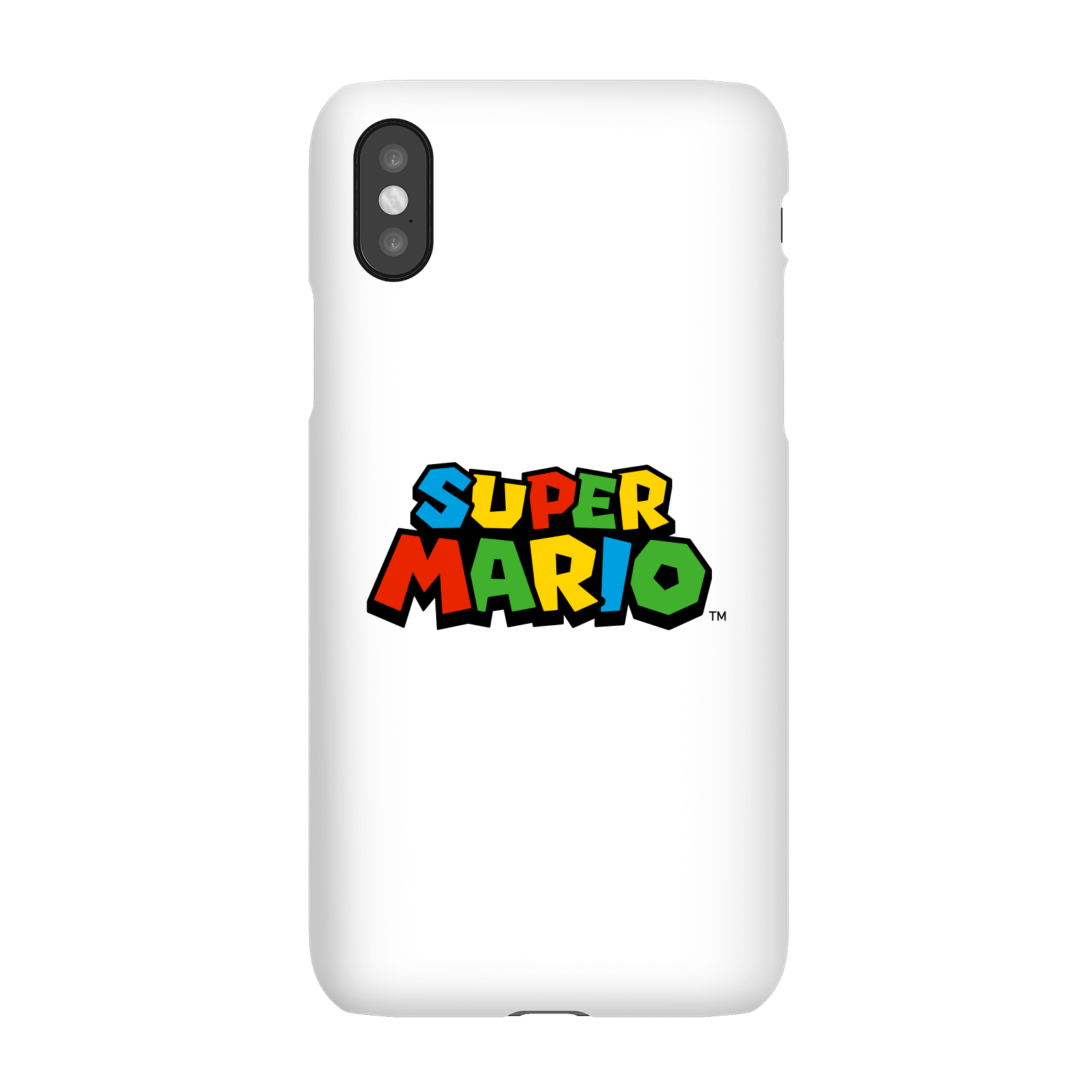 

Coque Smartphone Logo Couleur - Super Mario Nintendo pour iPhone et Android - iPhone X - Coque Simple Vernie