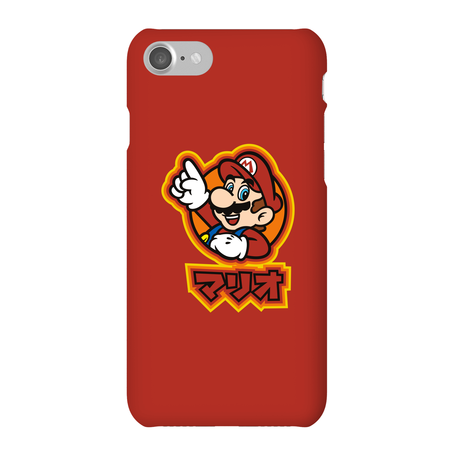 Nintendo Super Mario Mario Kanji Phone Case - iPhone 7 - Snap Case - Matte