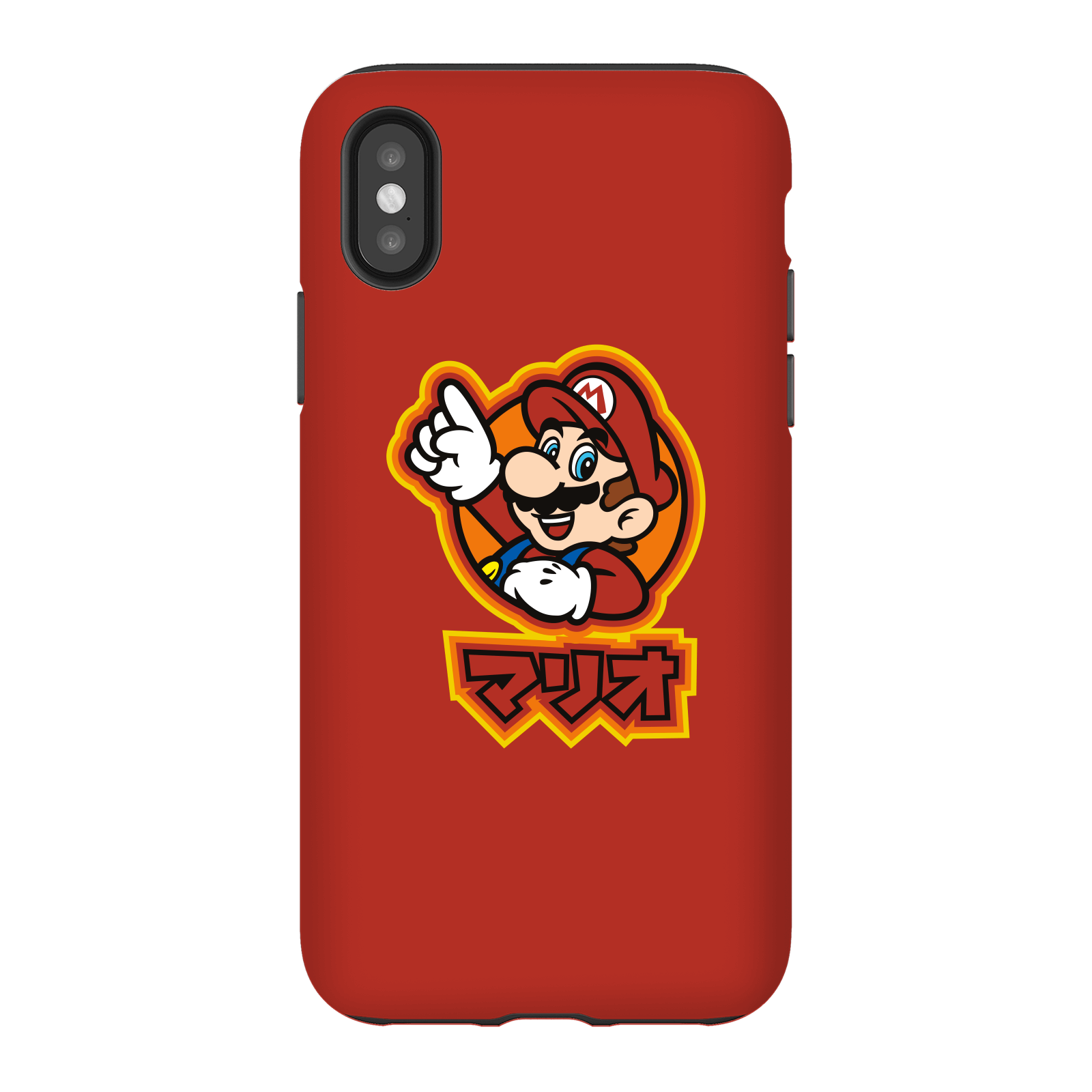 Nintendo Super Mario Mario Kanji Phone Case - iPhone X - Tough Case - Matte
