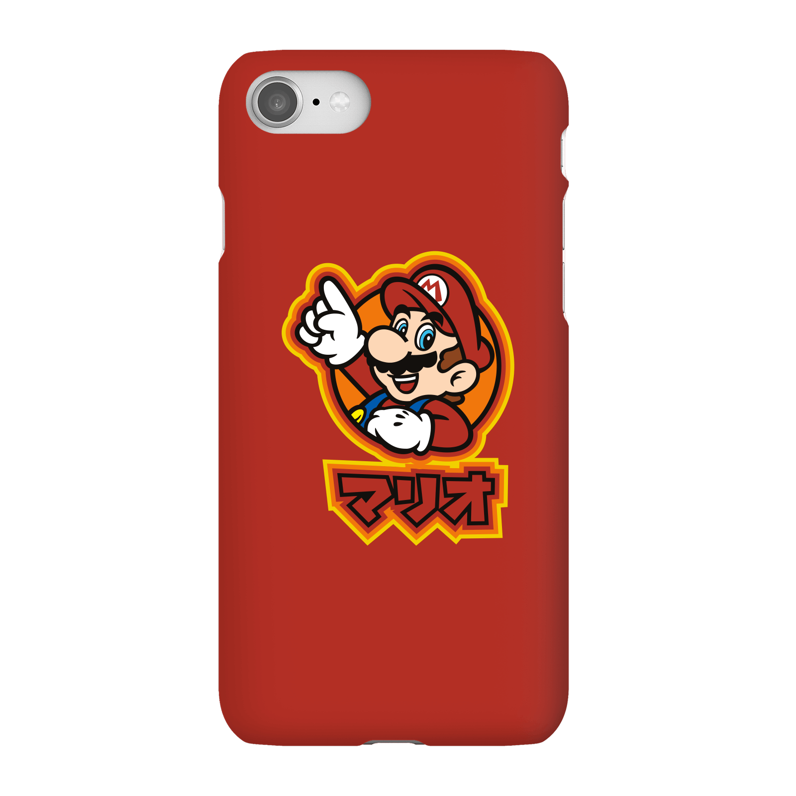Nintendo Super Mario Mario Kanji Phone Case - iPhone 8 - Snap Case - Gloss